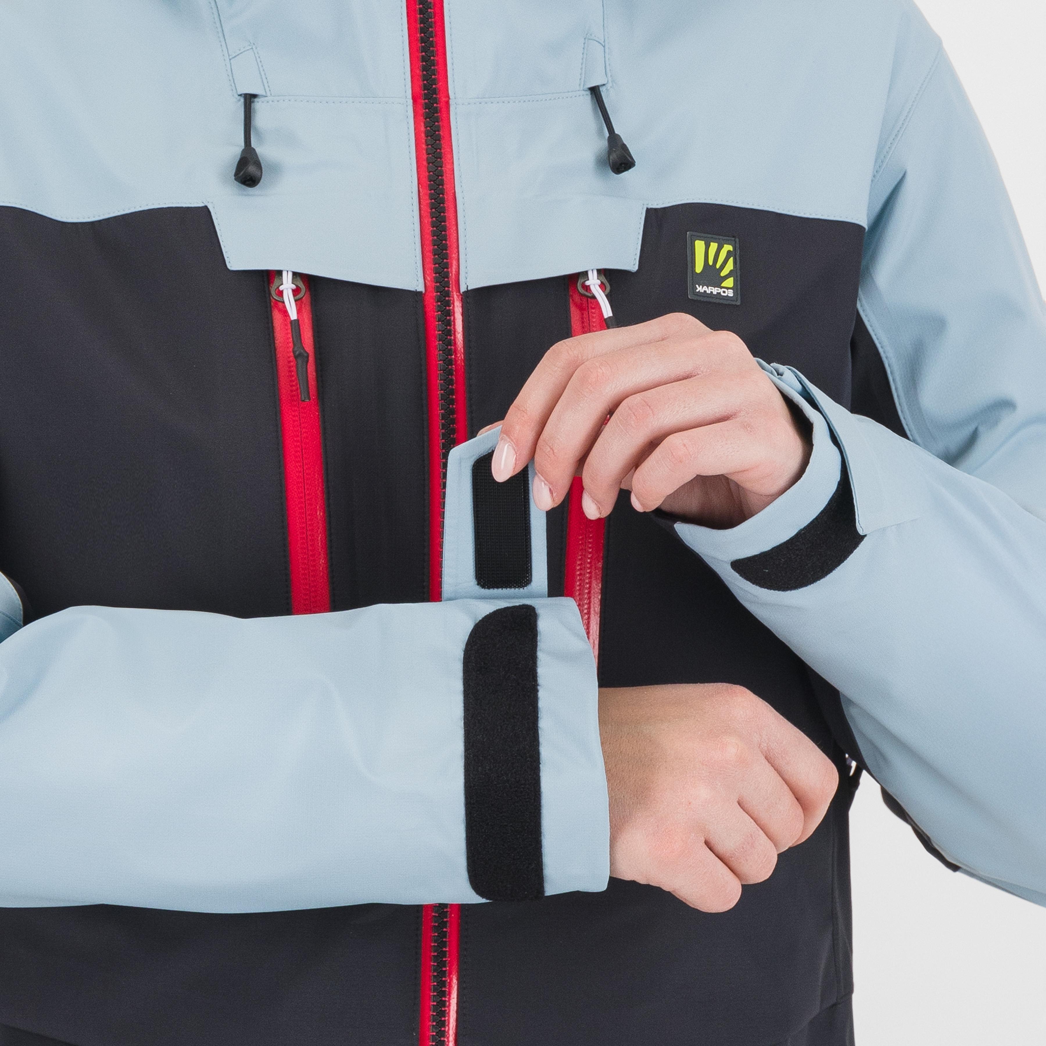 Midi shell w jacket - black/forget - karpos