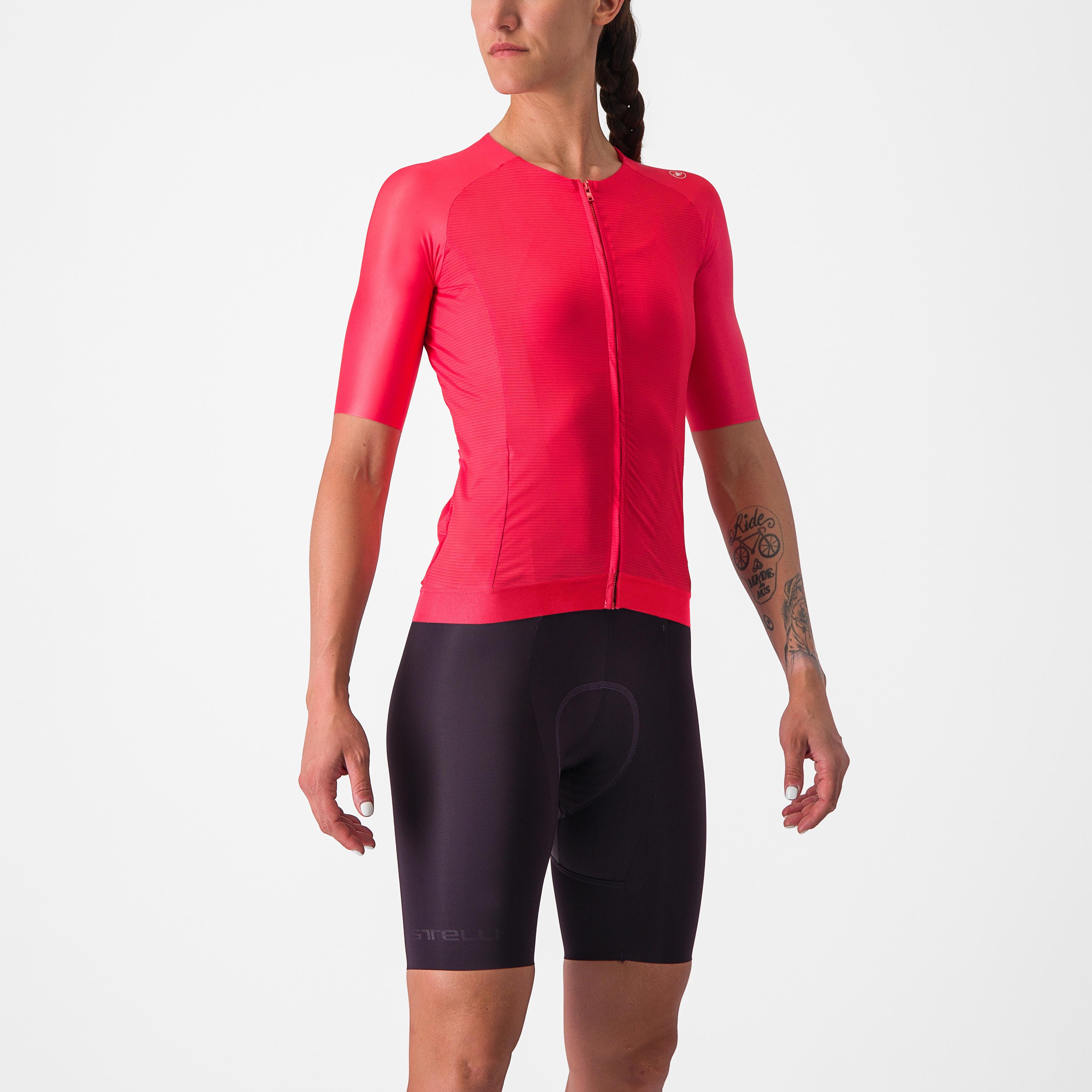 Aero pro 7.0 w jersey - hibiscus - castelli