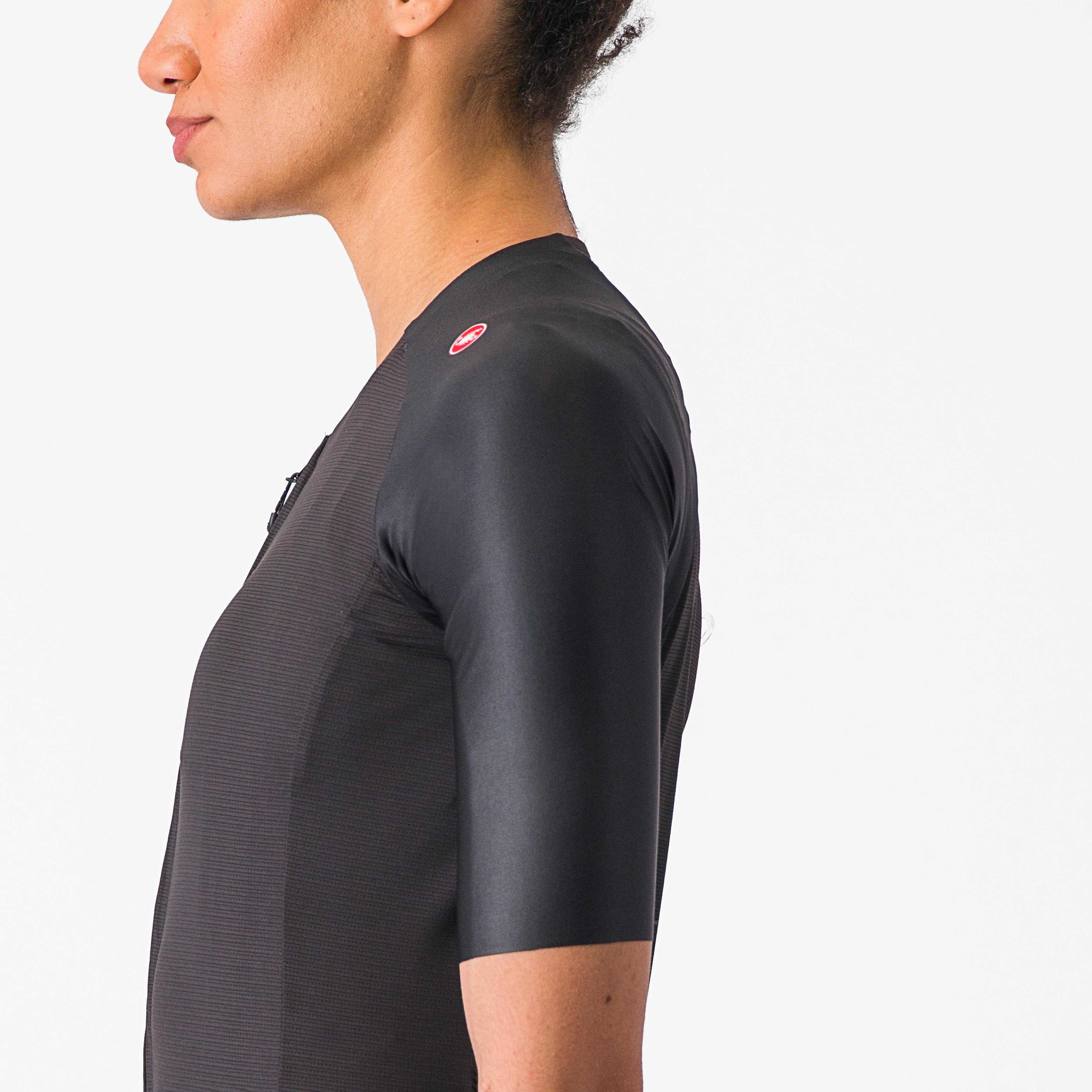 Aero pro 7.0 w jersey - light black - castelli
