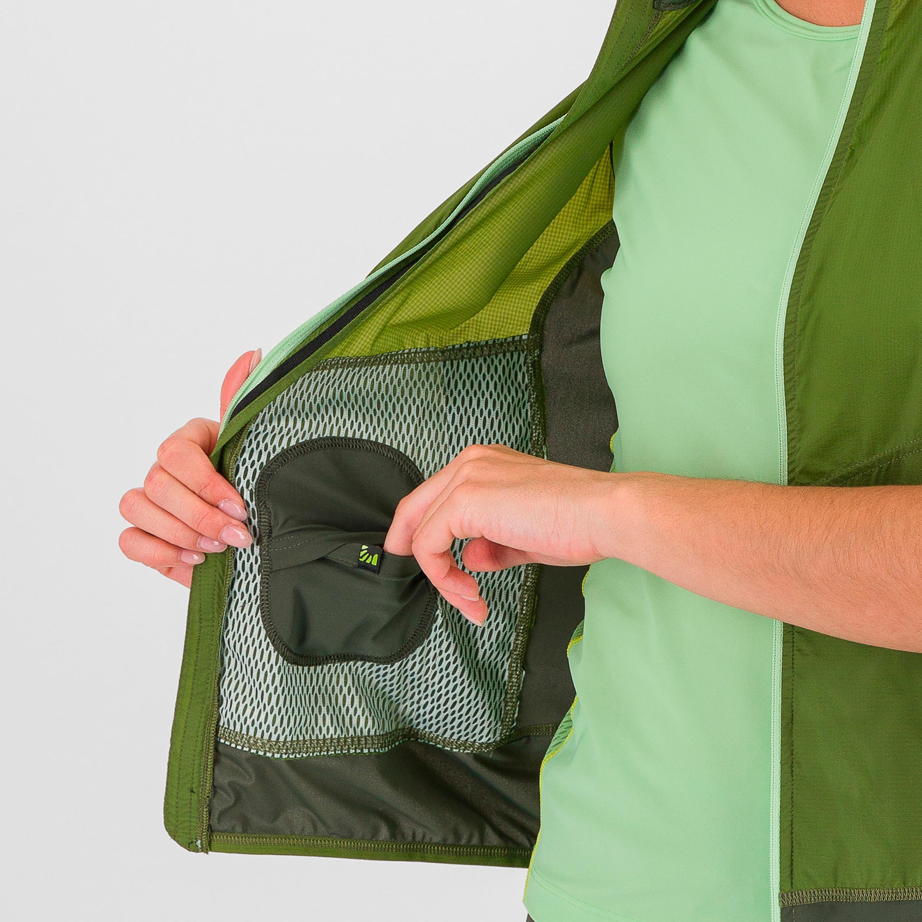 Lavaredo w vest - cedar green/rifle green - karpos