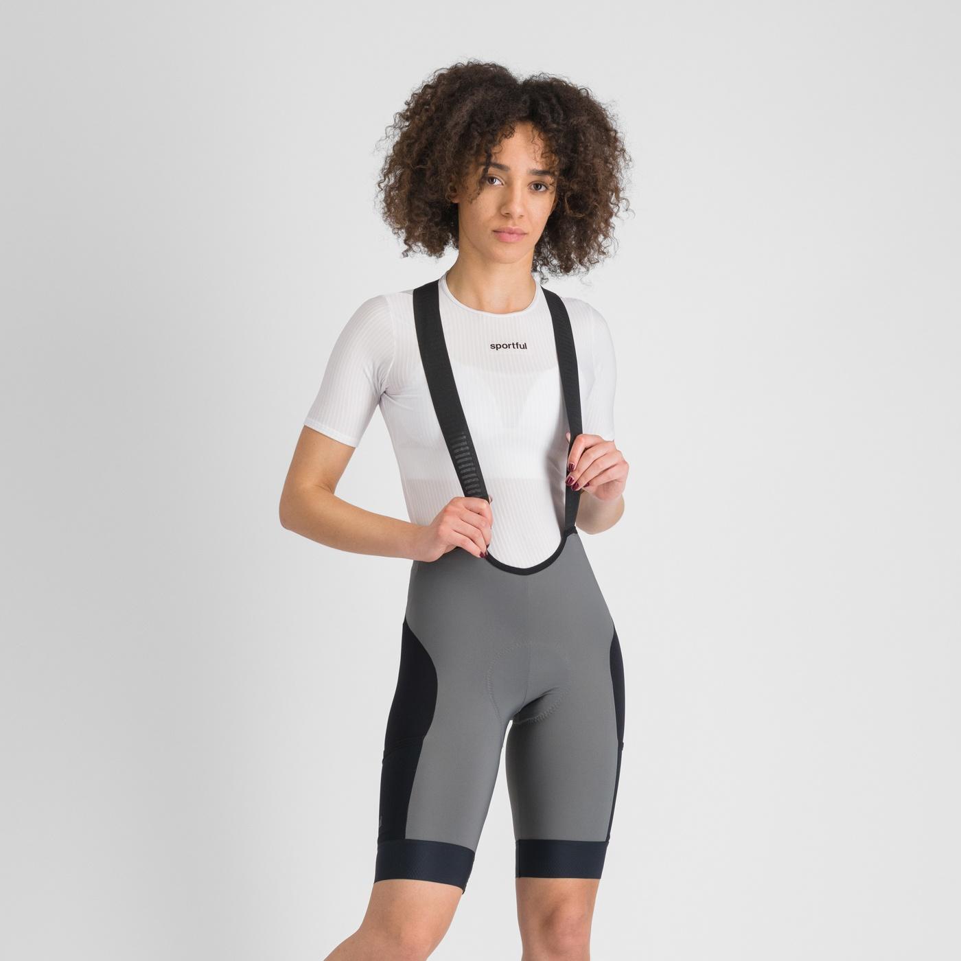 Supergiara 2 w bibshort - gun metal / black - sportful