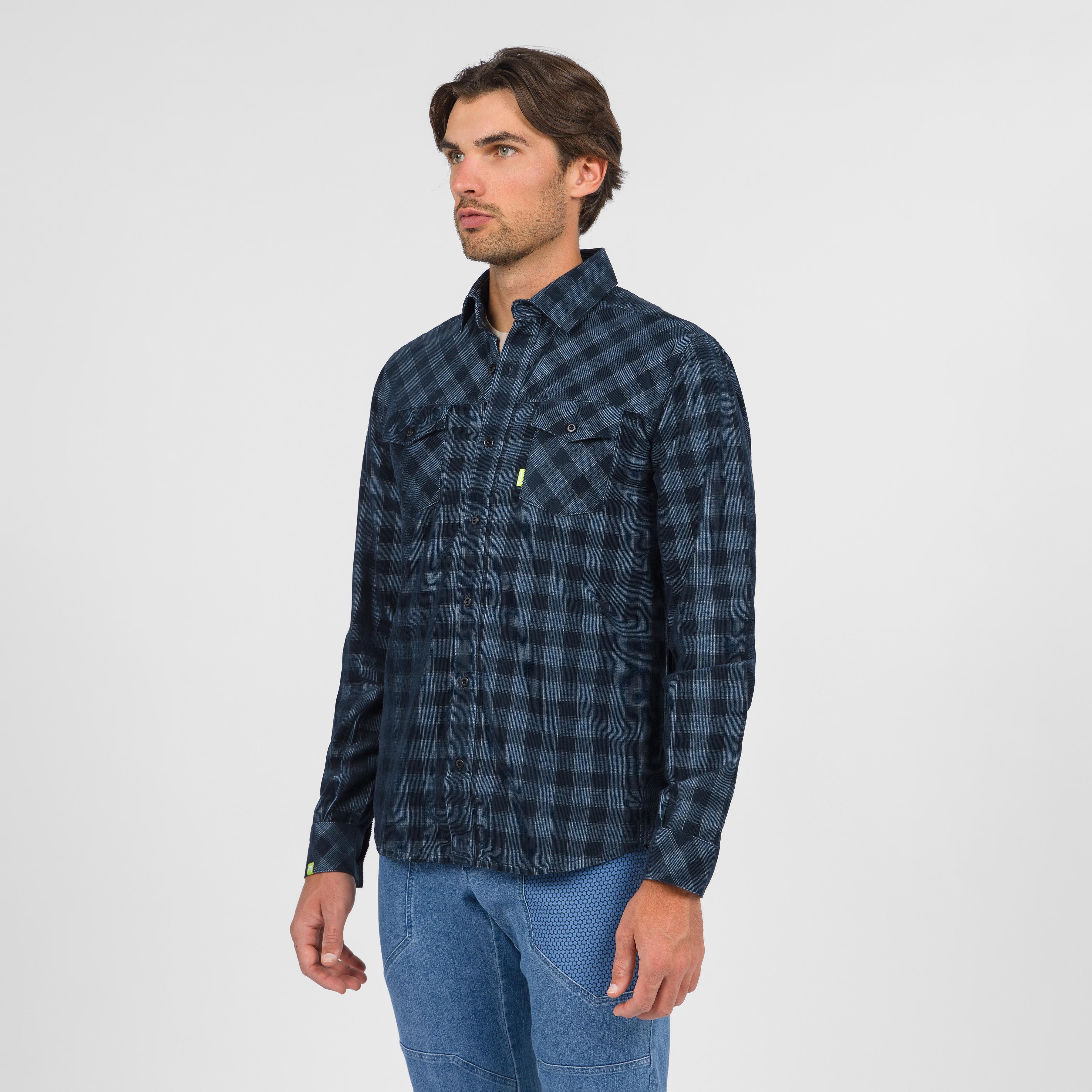 Martora velvet shirt - carbon/windw.blue - karpos