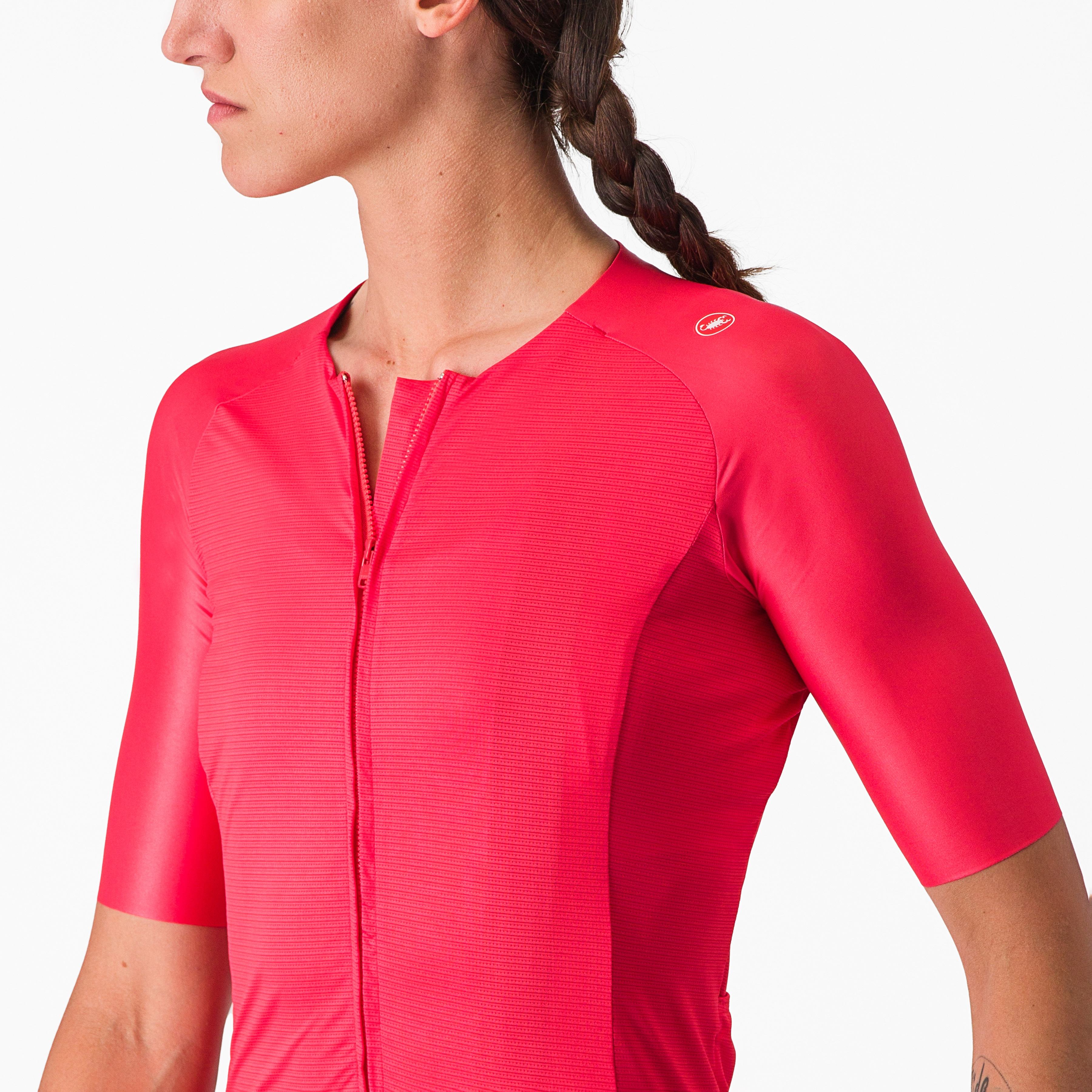 Aero pro 7.0 w jersey - hibiscus - castelli