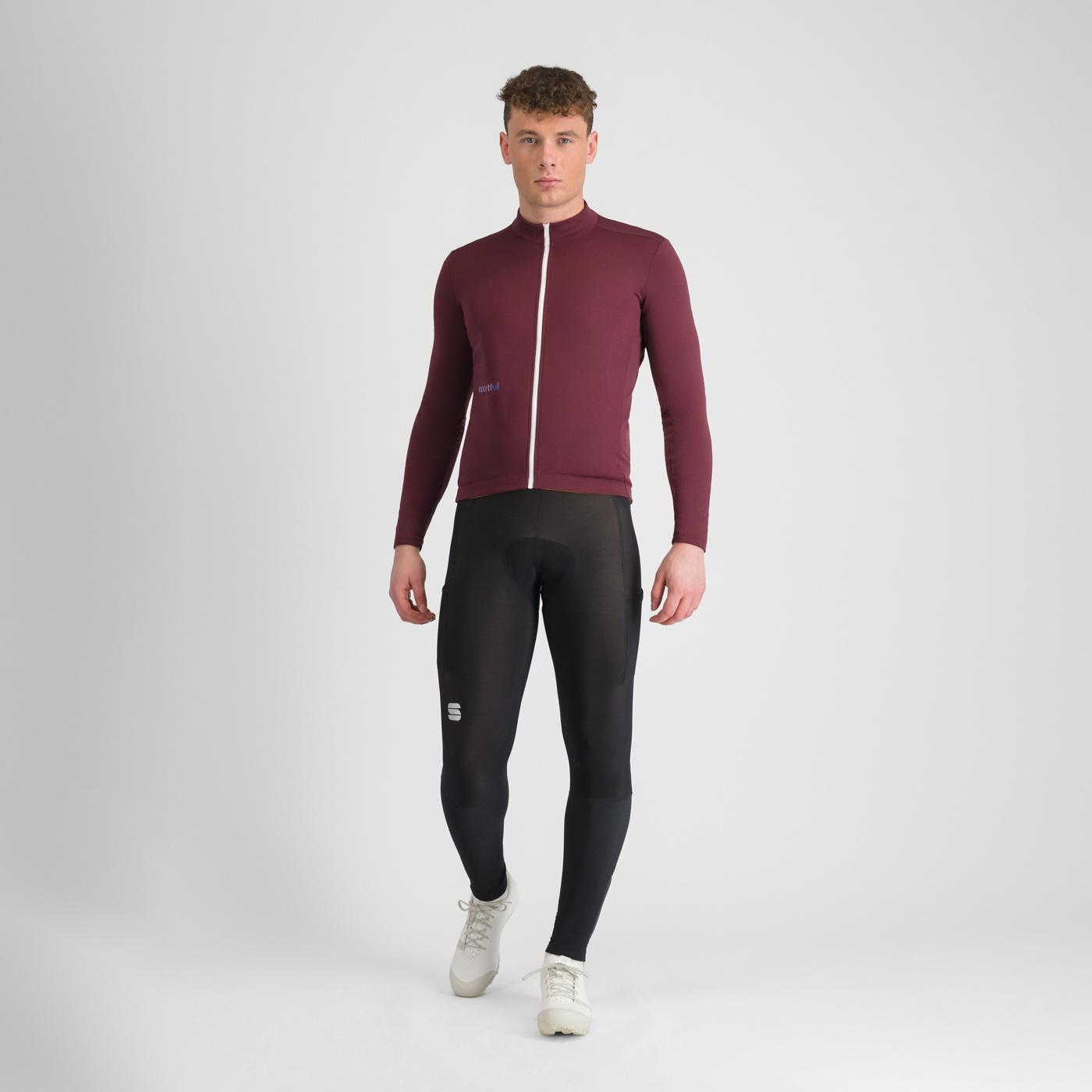 Classic thermal jersey - deep bordeaux - sportful