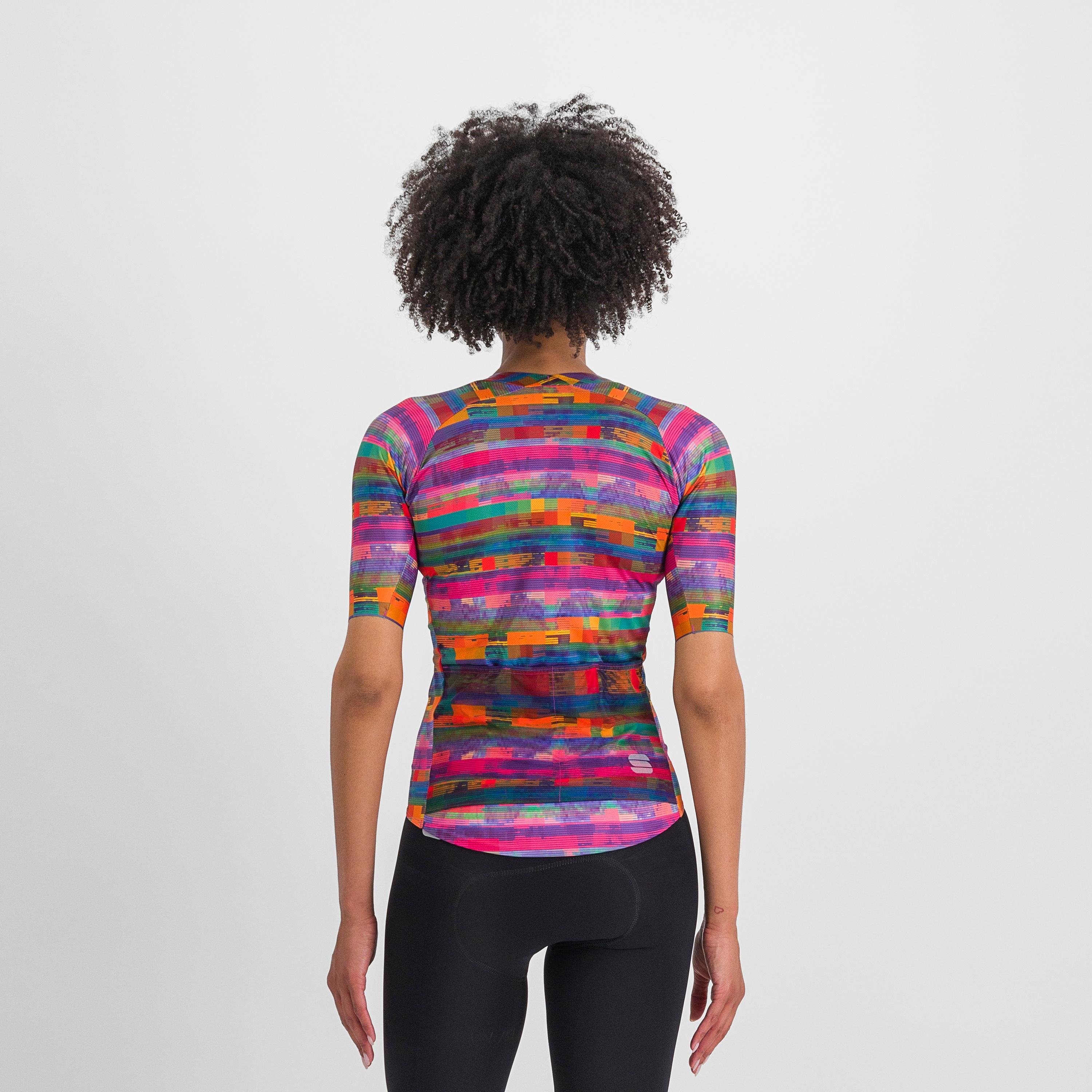 Glitch w bomber jersey - multicolor pink - sportful