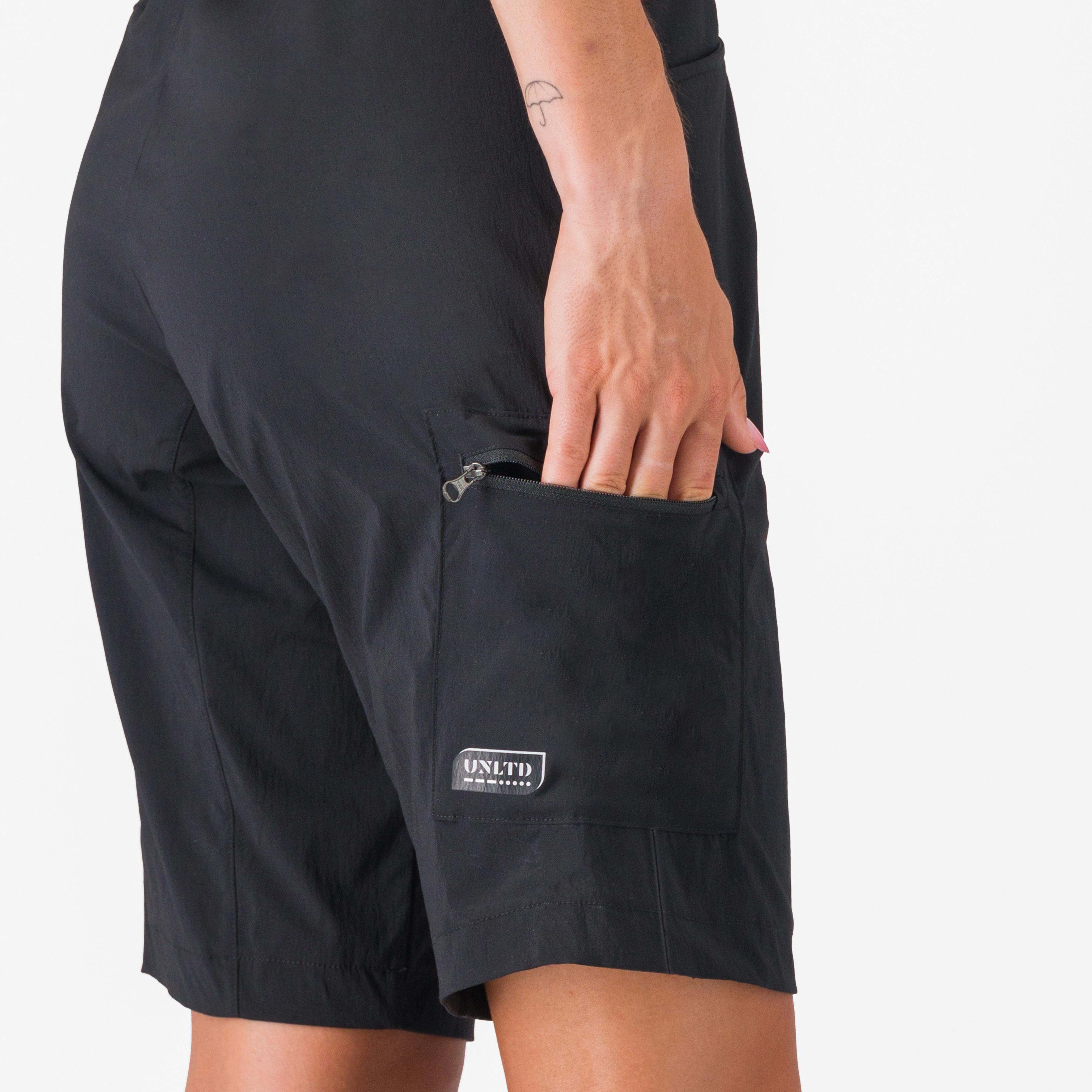Unlimited adventure baggy w short - black - castelli
