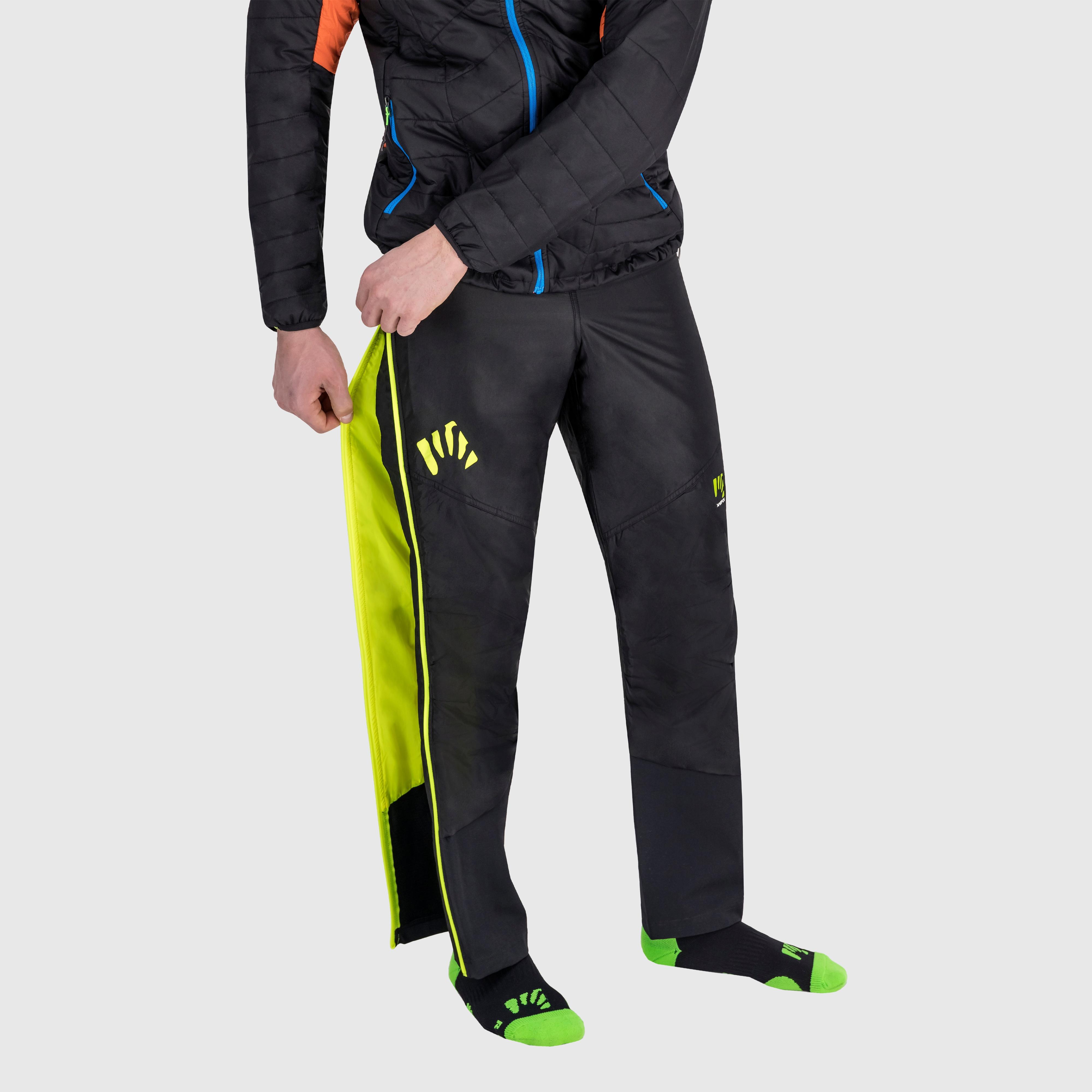 Lyskamm evo pants - black yellow fluo - karpos