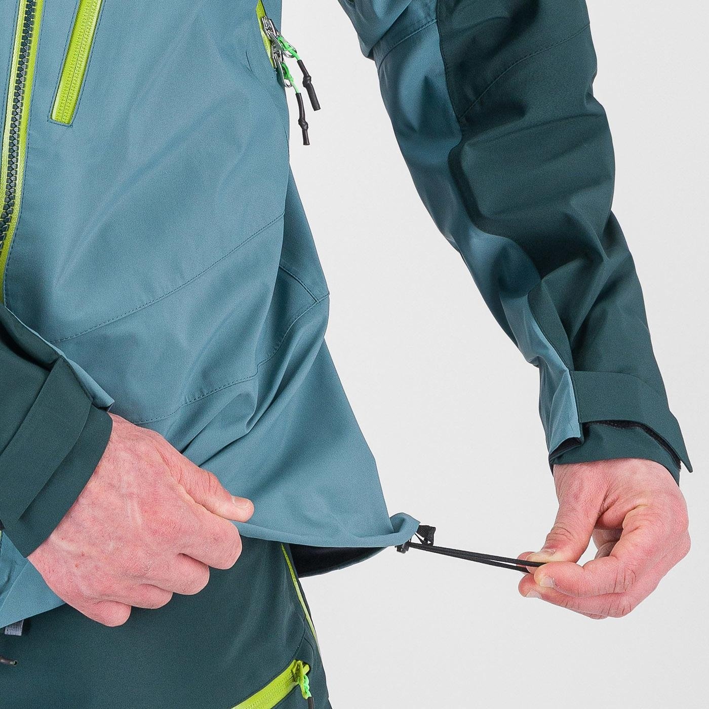 Highest goretex shell jacket - atlantic/forest - karpos