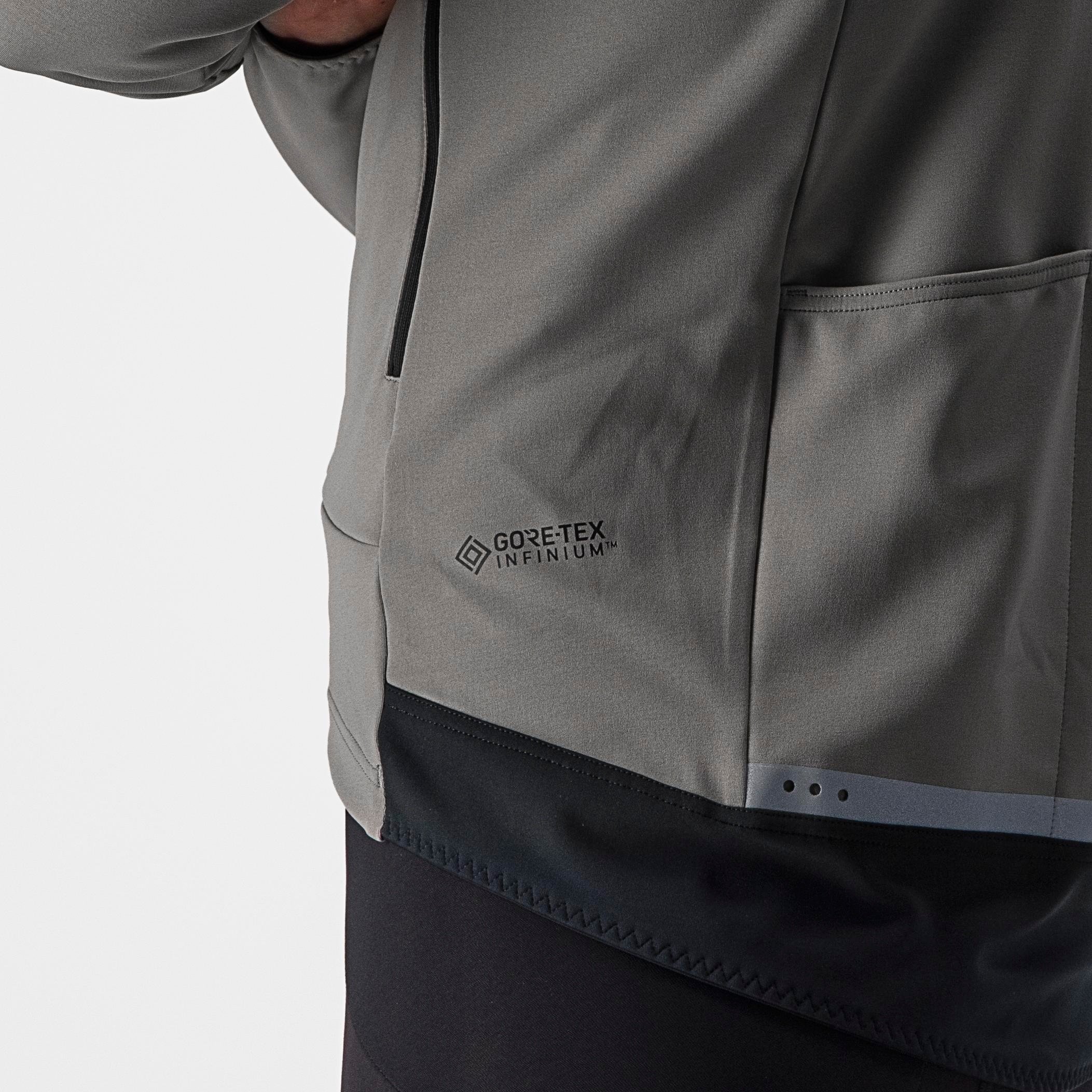 Perfetto ros 2 jacket - nickel gray/travertine gray - castelli