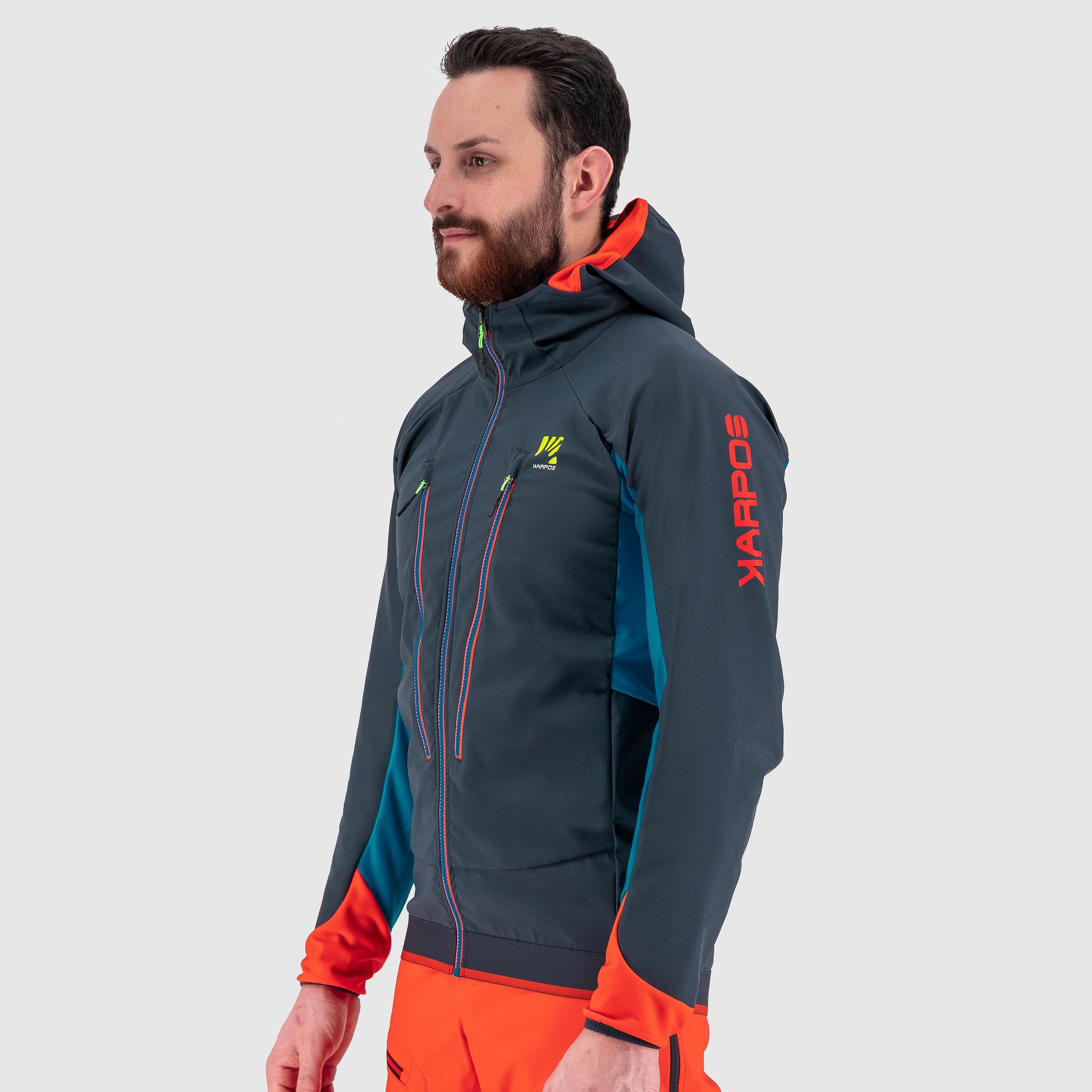 Piz palu' evo jacket - india ink/blue jewel - karpos