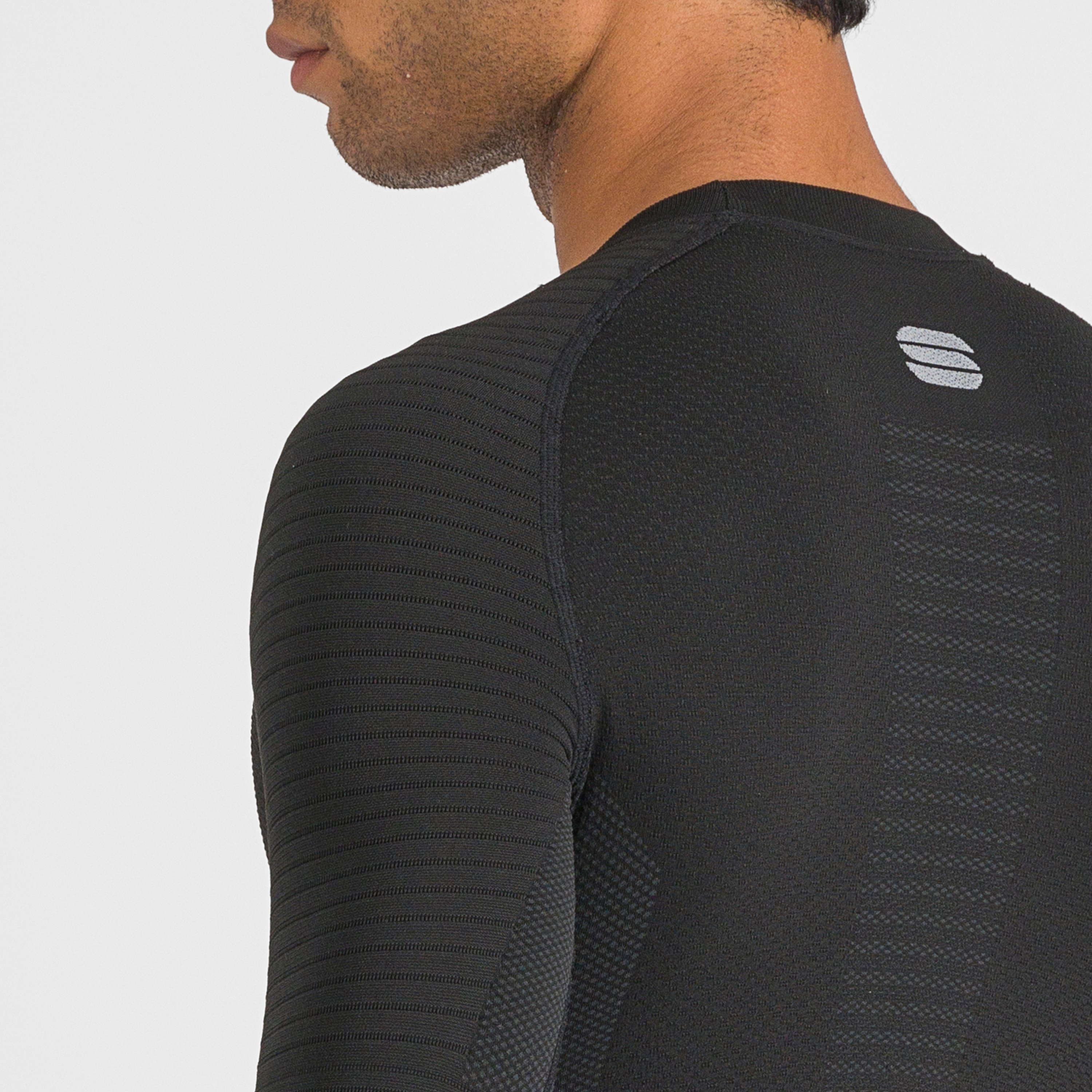 2nd skin tee long sleeve - black - sportful