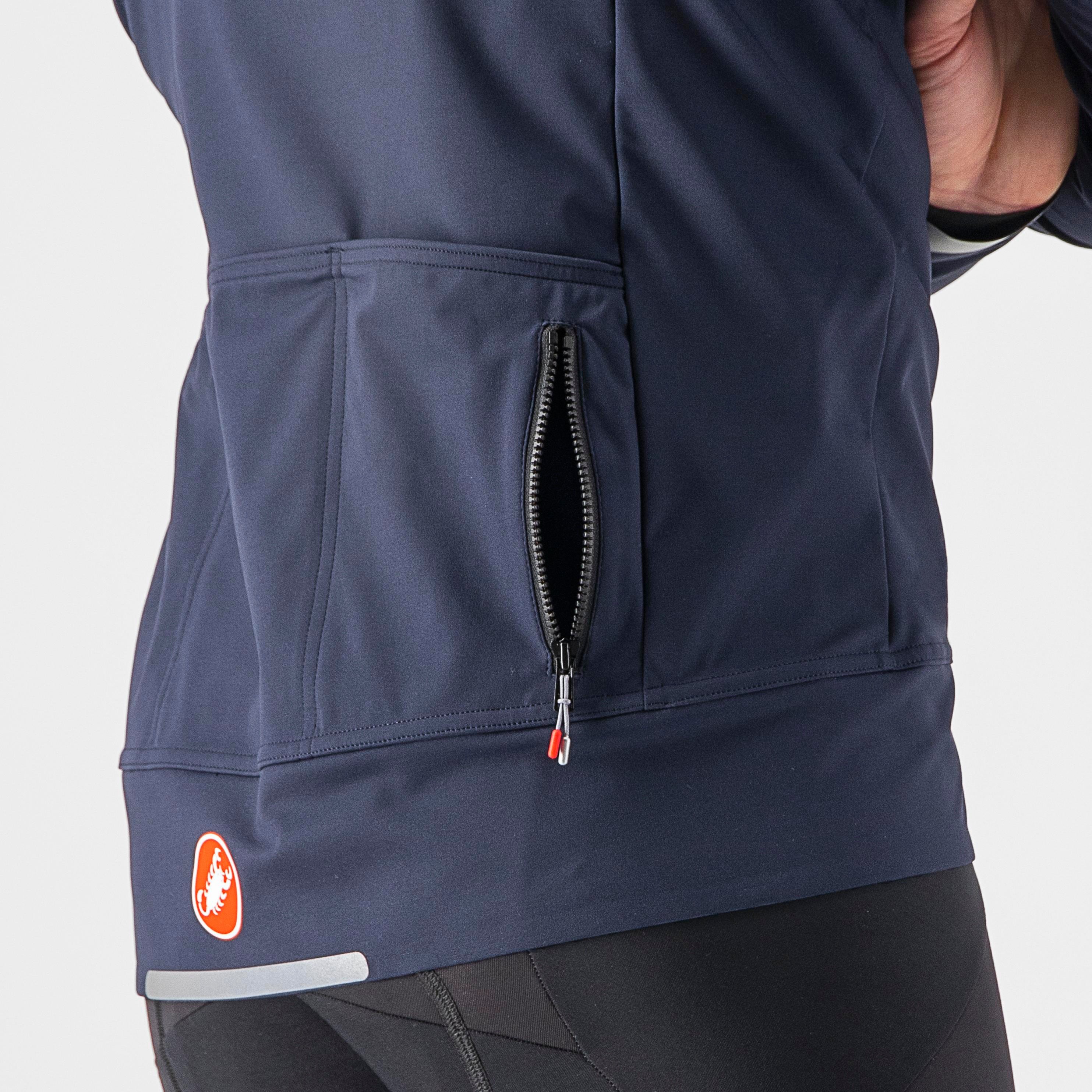 Alpha ultimate insulated jacket - savile blue/silver reflex-stee - castelli