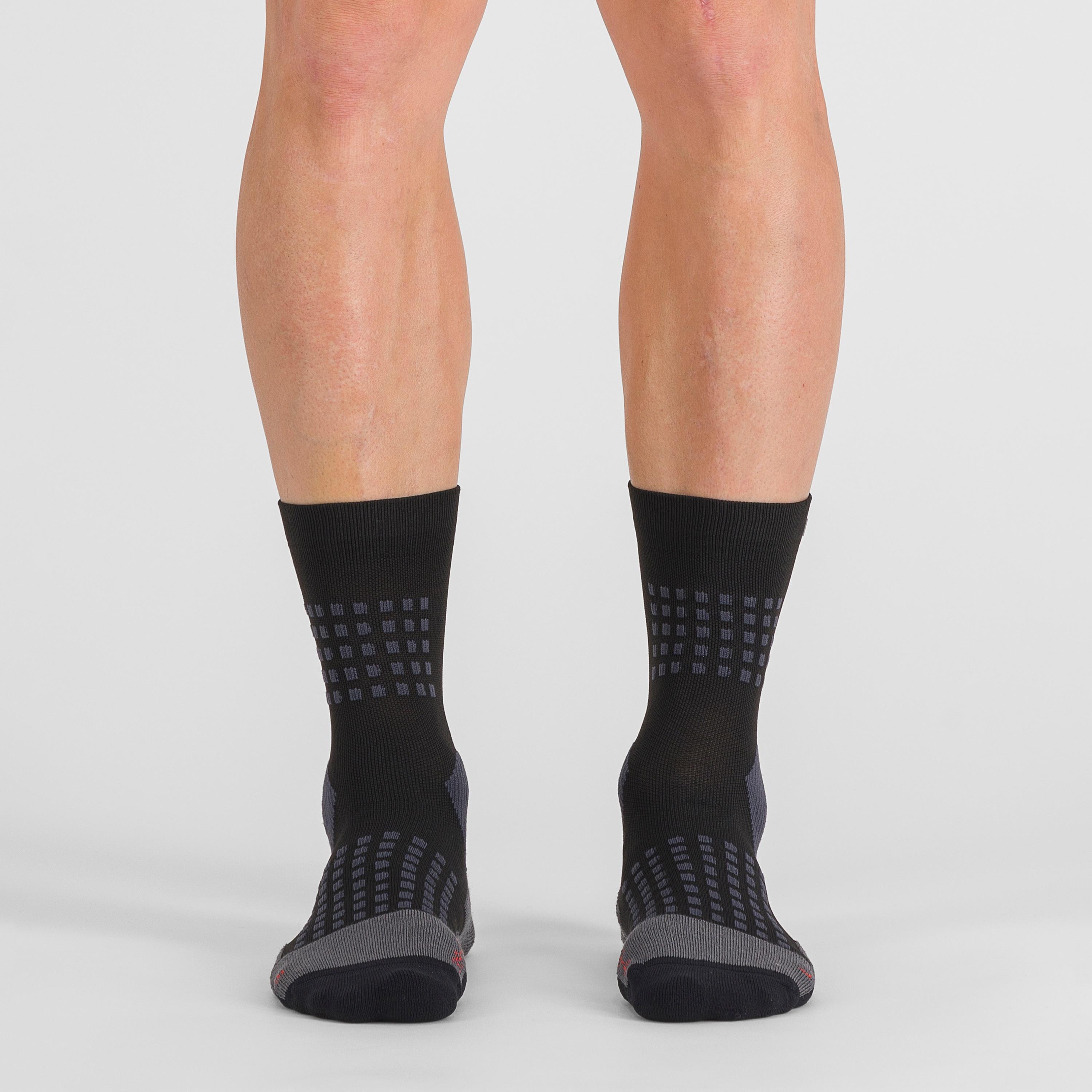 Apex socks - black chili red - sportful