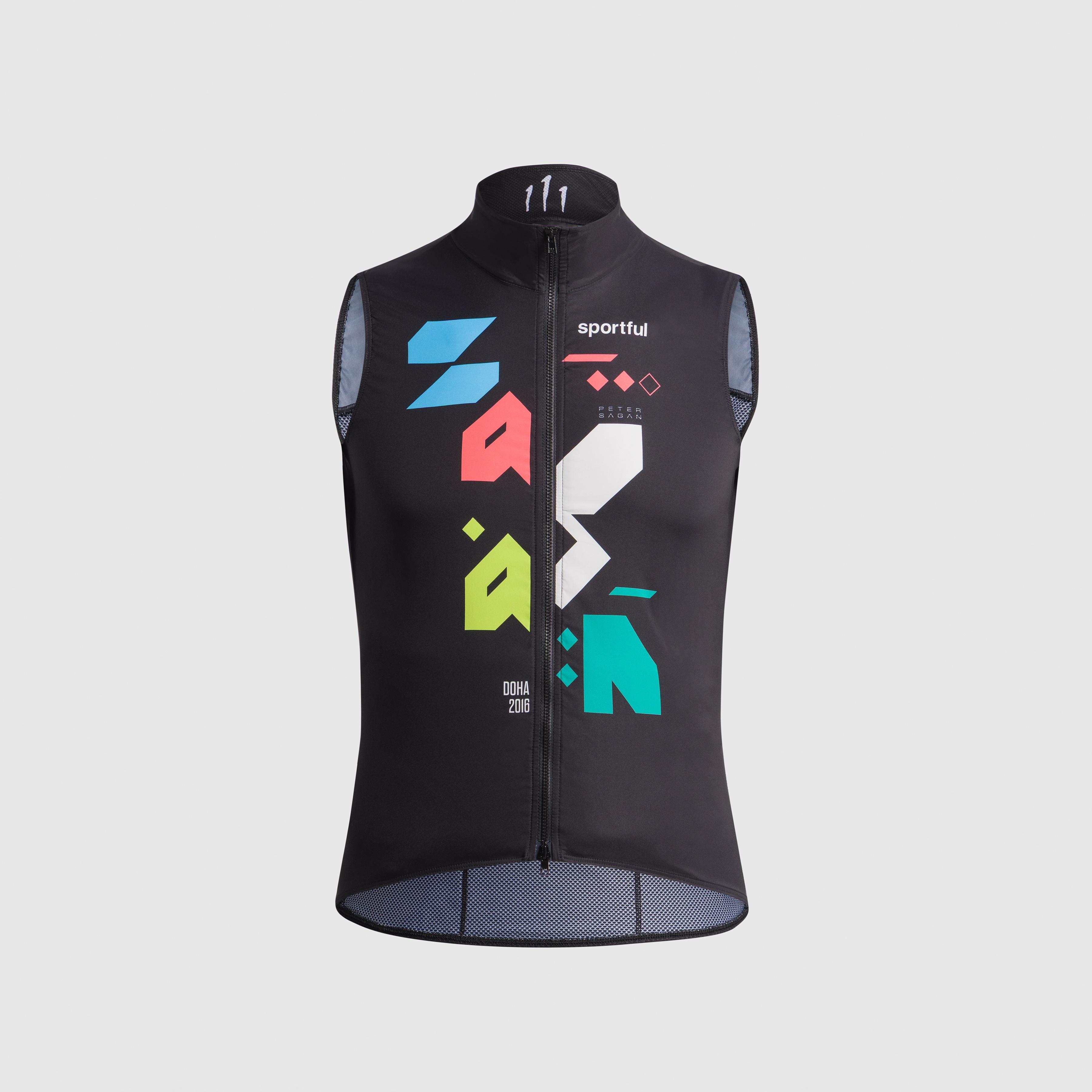 Sagan pro 2 vest - black - sagan 10th anniversary - sportful