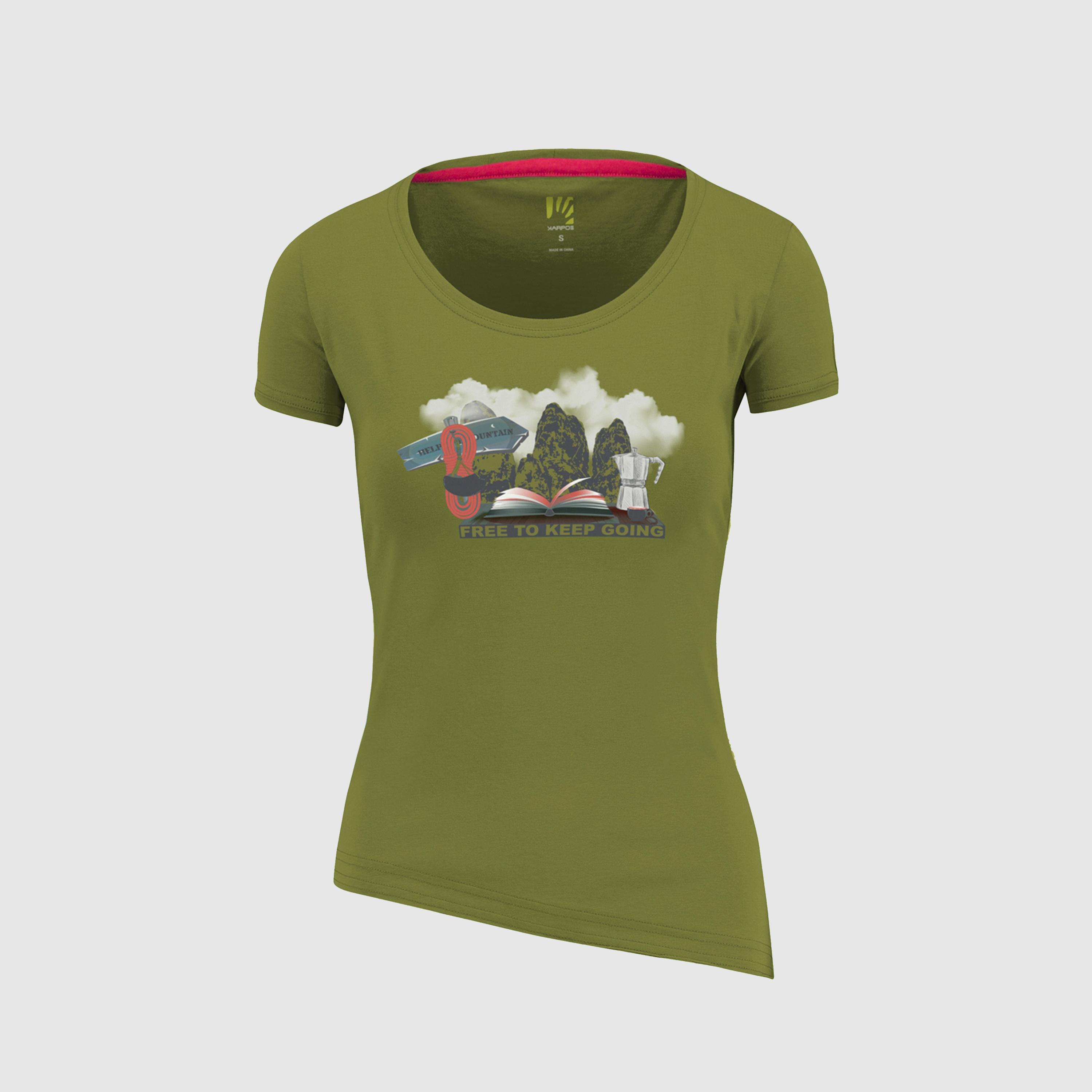 Anemone evo w t-shirt - guacamole - karpos