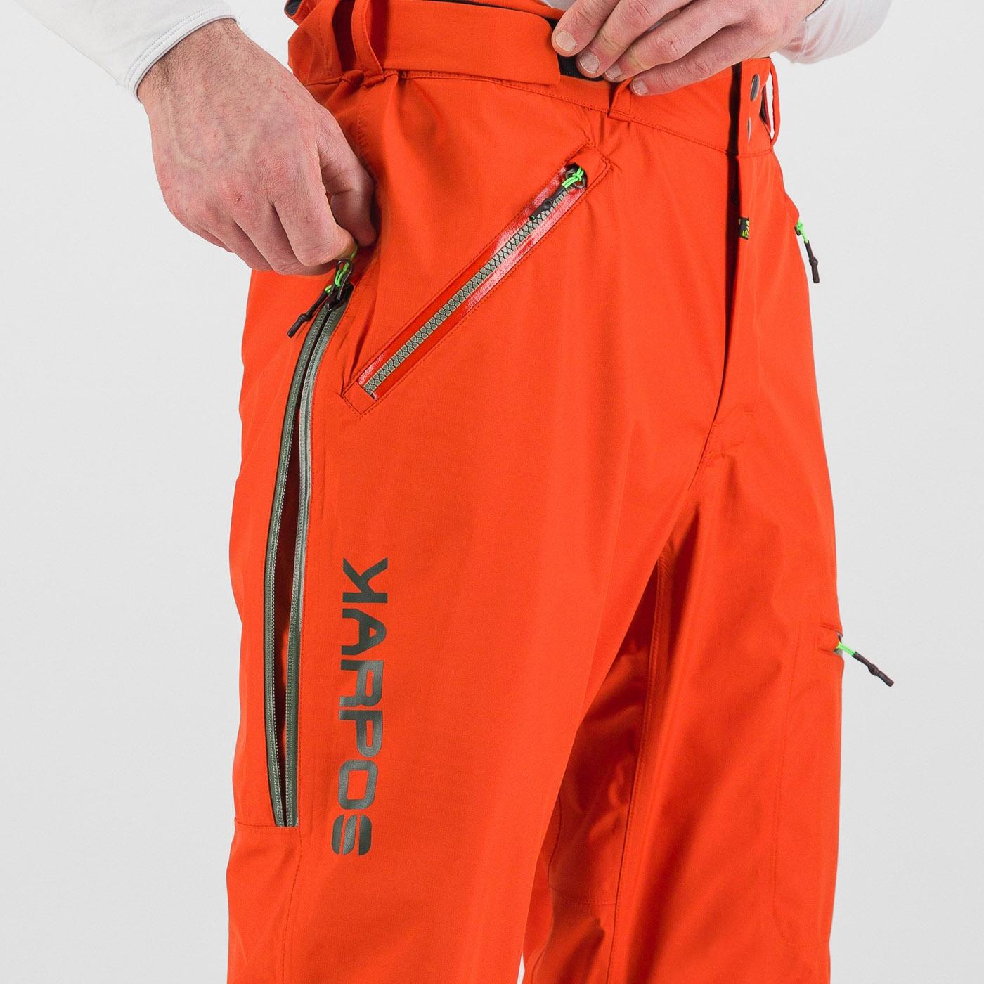Midi shell pant - spicy orange - karpos