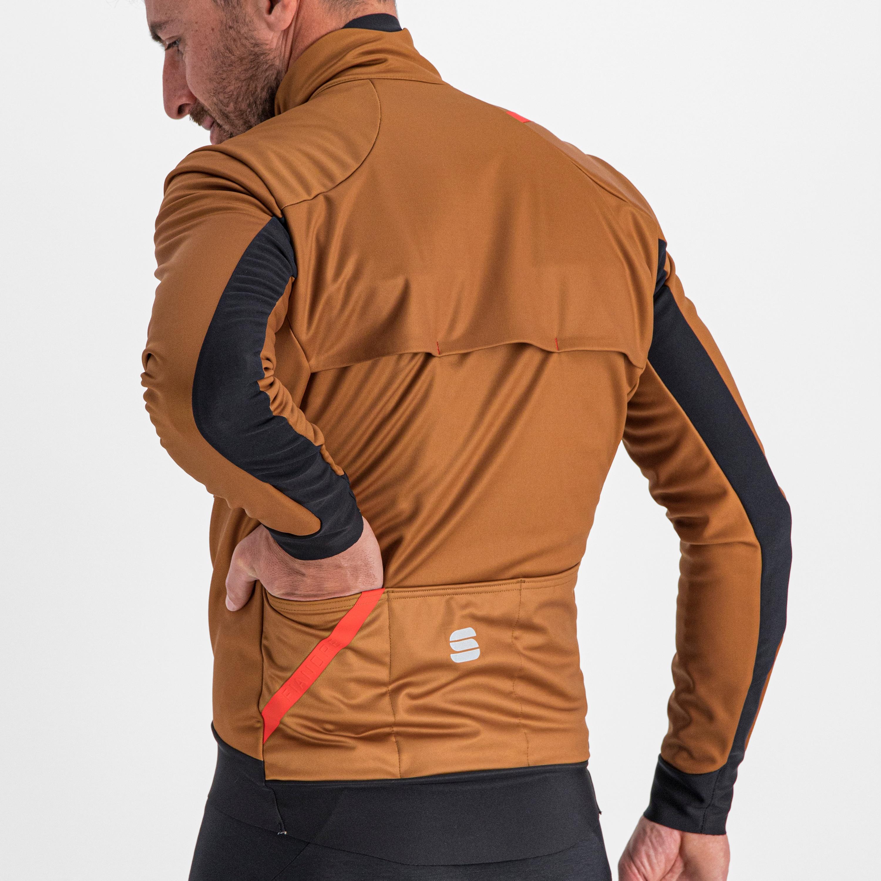 Fiandre warm jacket - leather - sportful