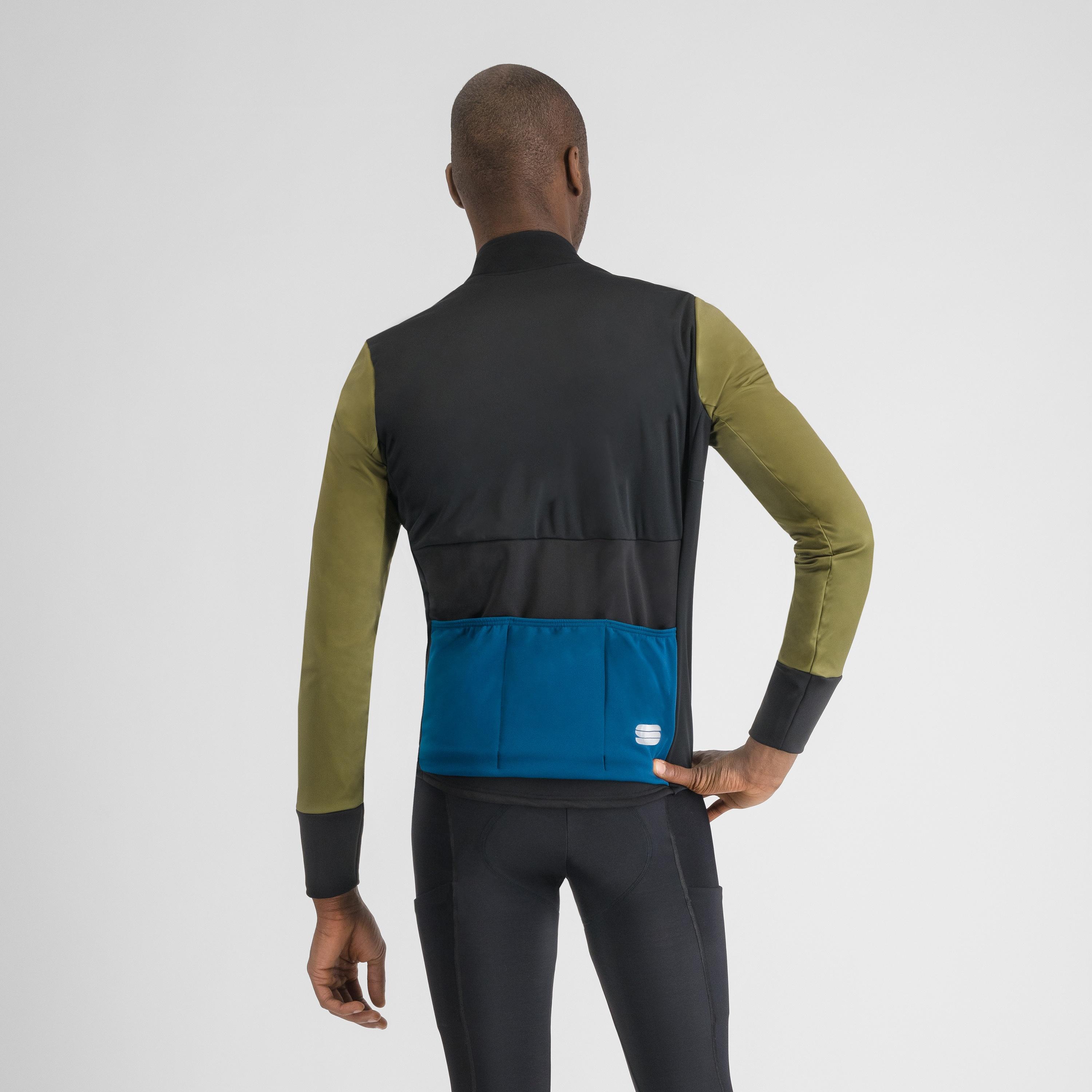 Supergiara jacket - black green blu - sportful