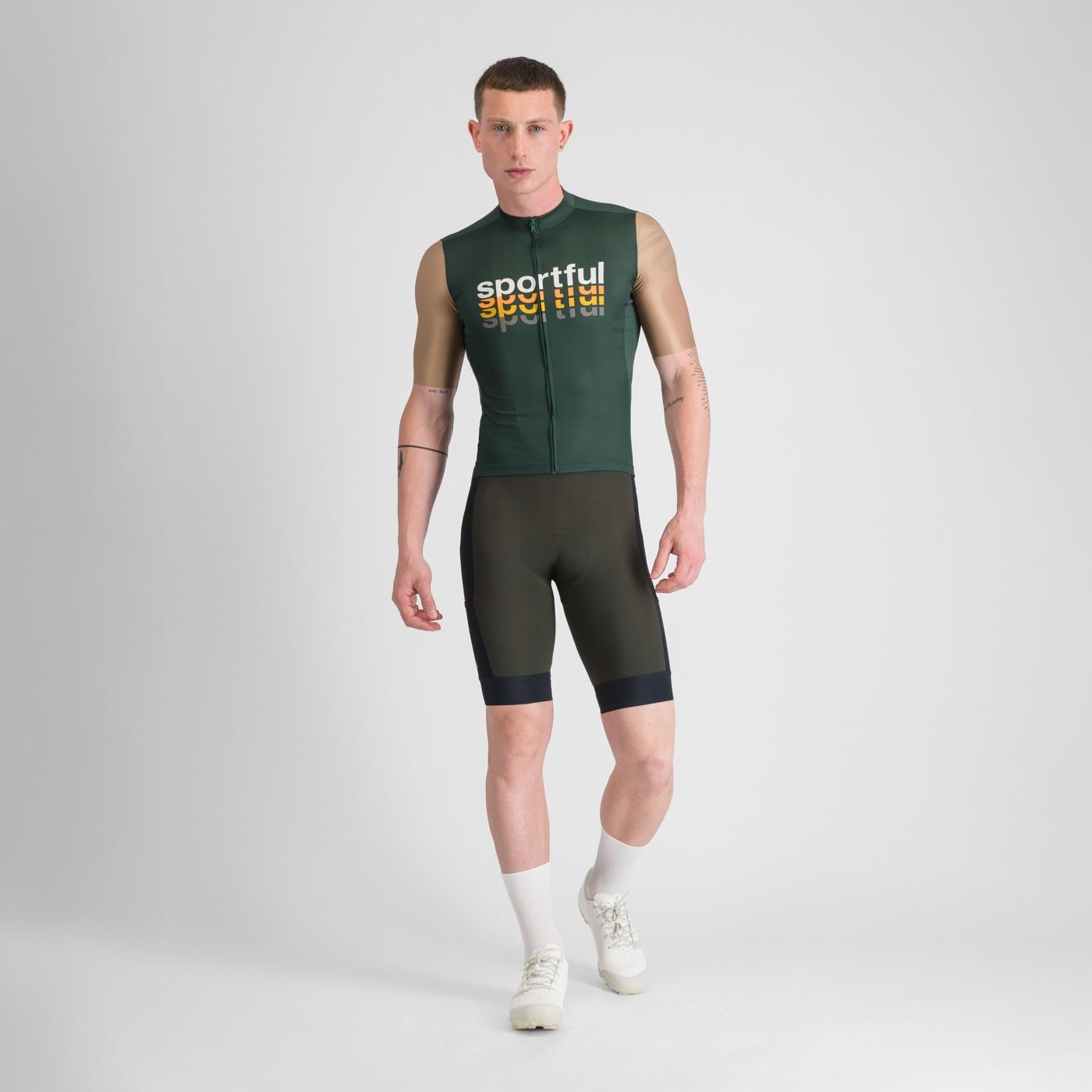 Supergiara 2 logo jersey - oblivion green - sportful