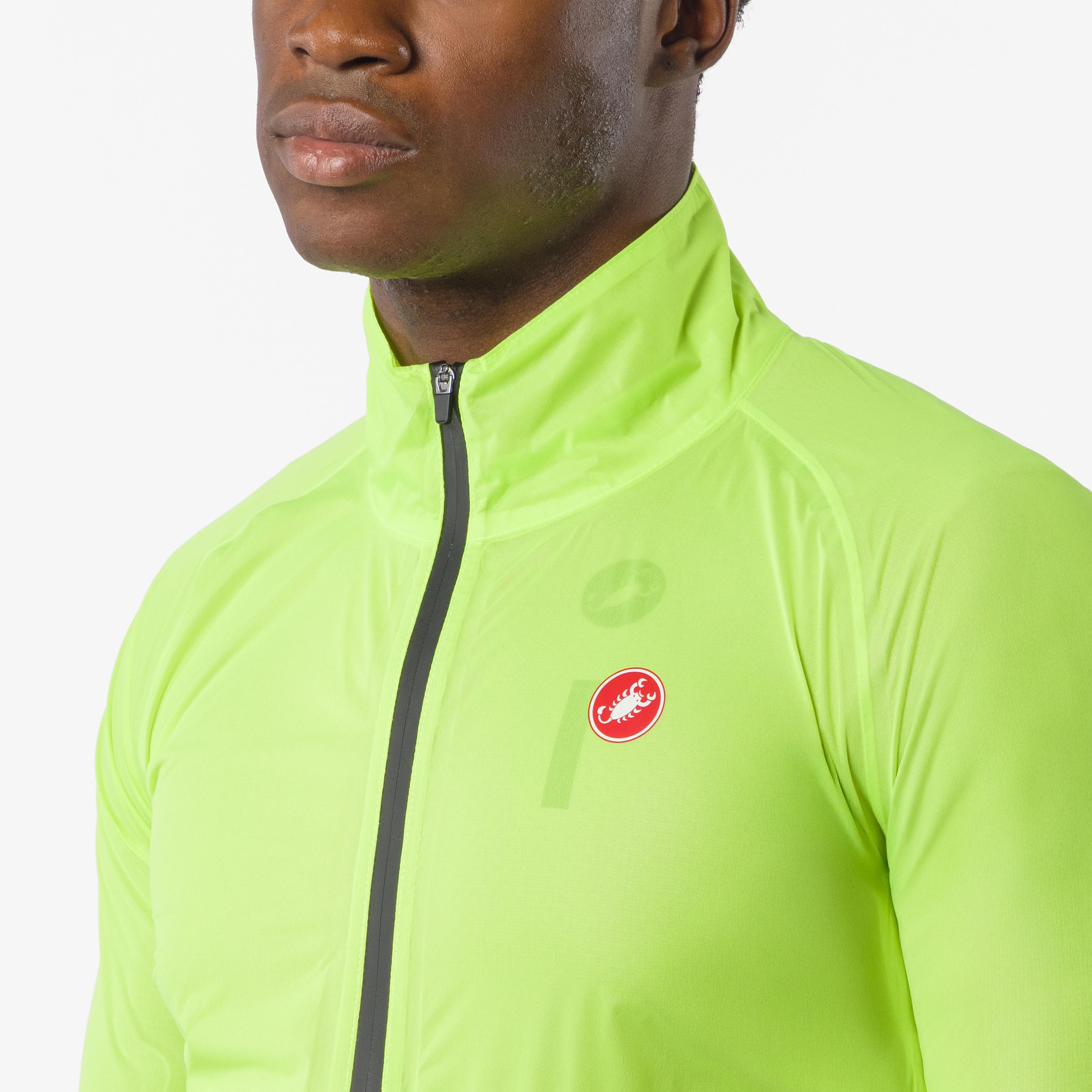 Squall shell jacket - electric lime/black - castelli