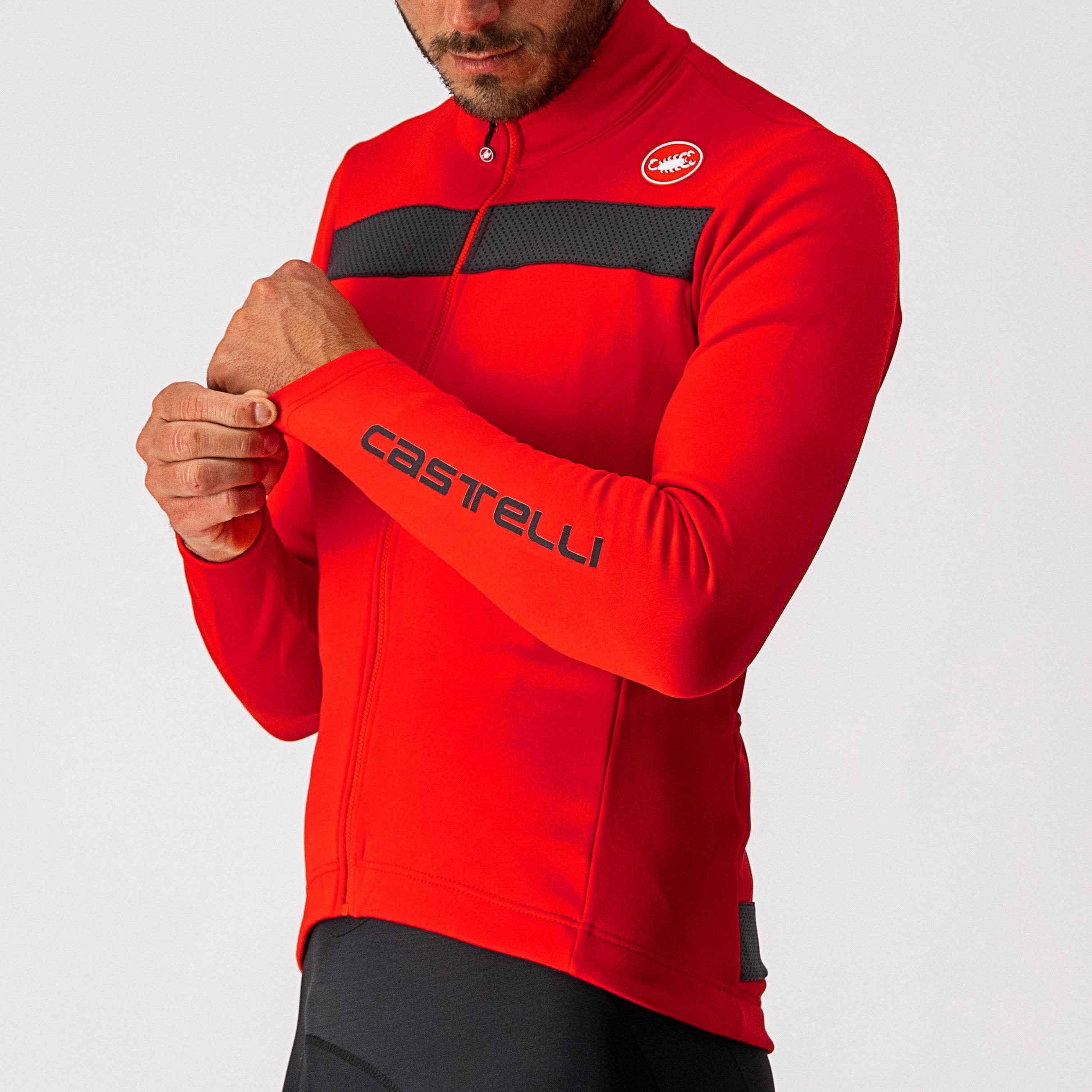 Puro 3 jersey fz - red/black reflex - castelli