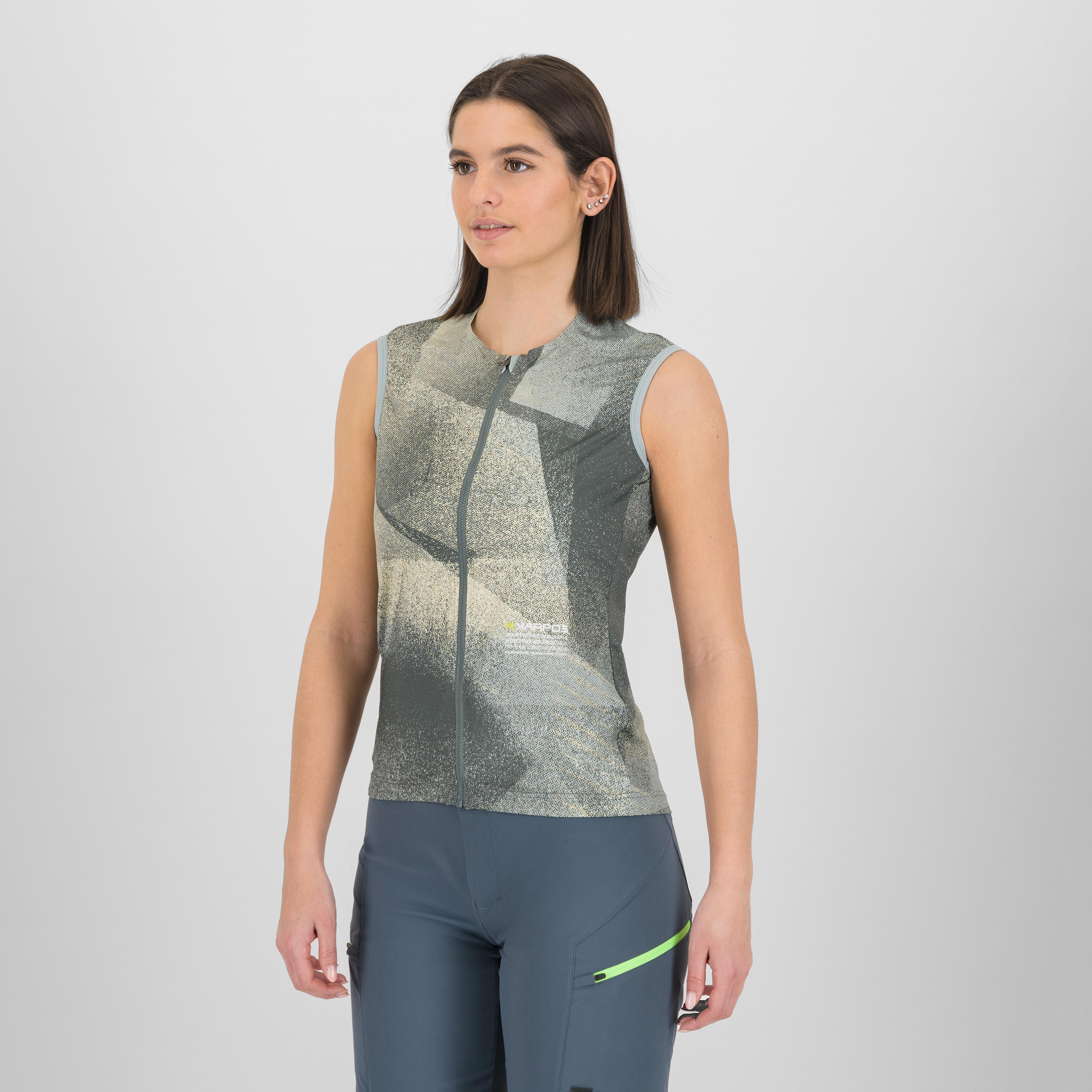 Sarca w full zip sleeveless - urban/summer - karpos