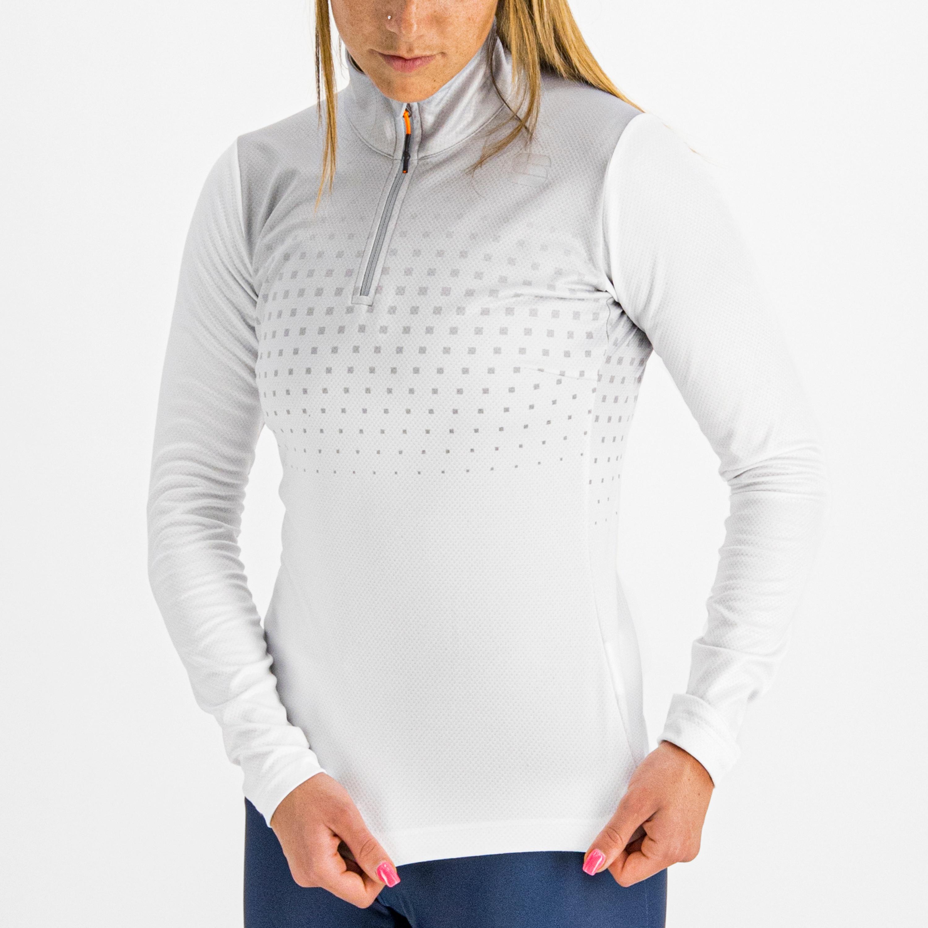 Rythmo w jersey - bright white steel grey - sportful