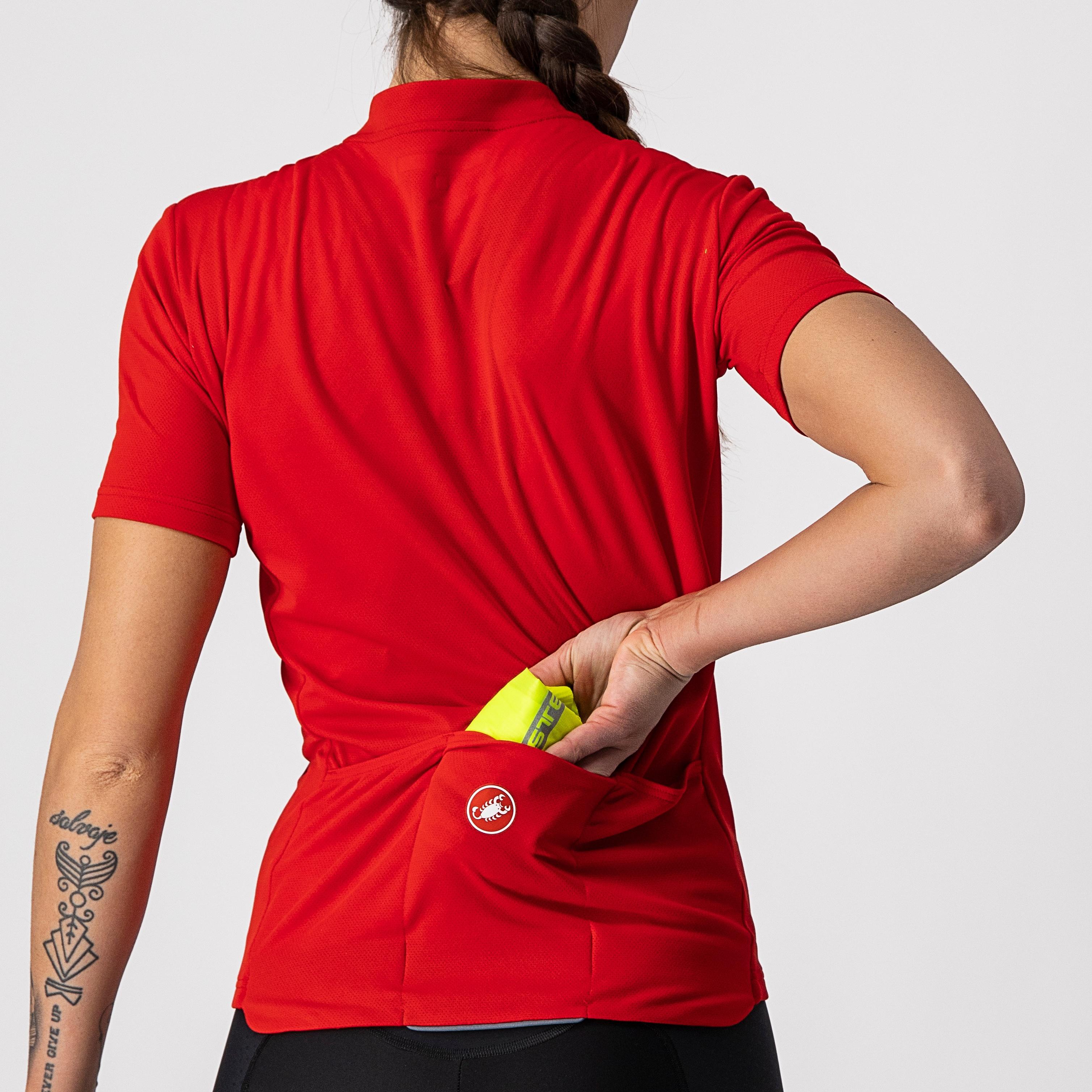 Squadra stretch w jacket - yellow fluo/dark gray - castelli