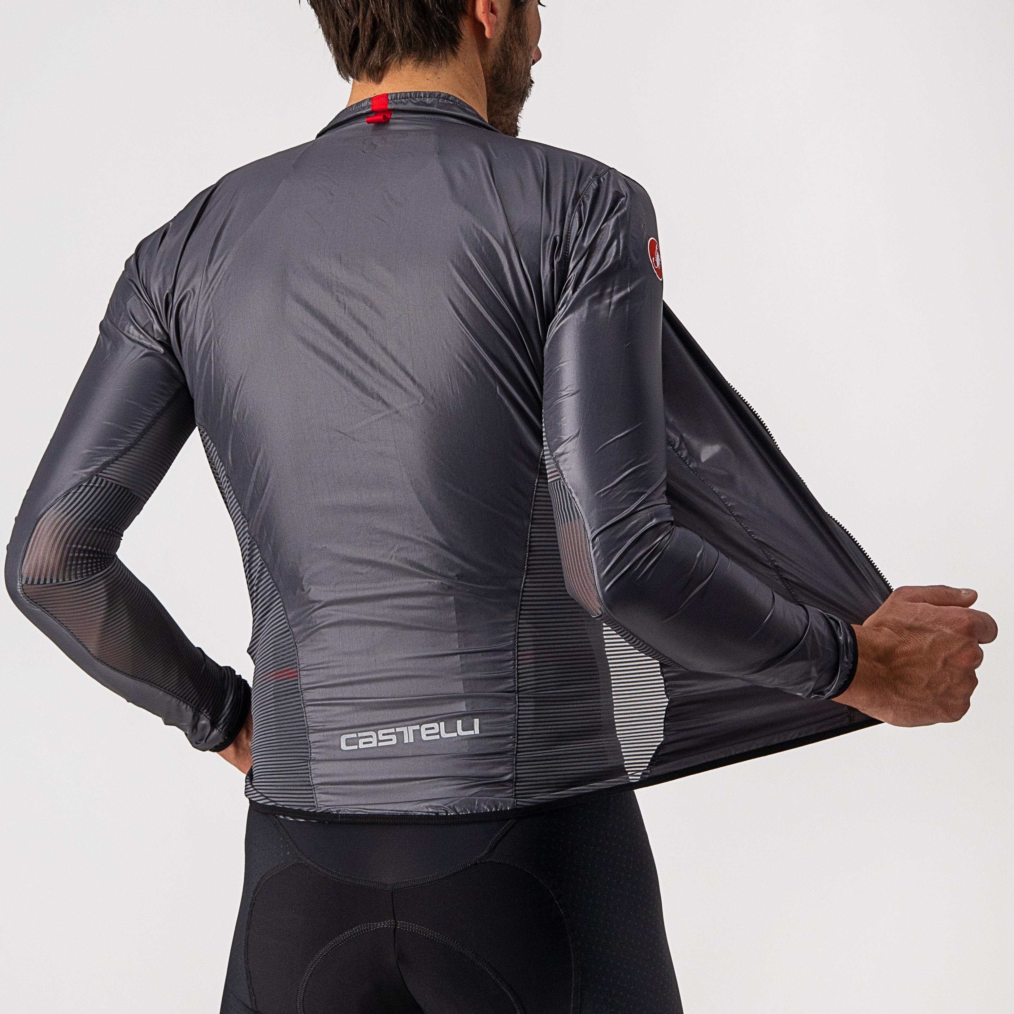 Aria shell jacket - dark gray - castelli