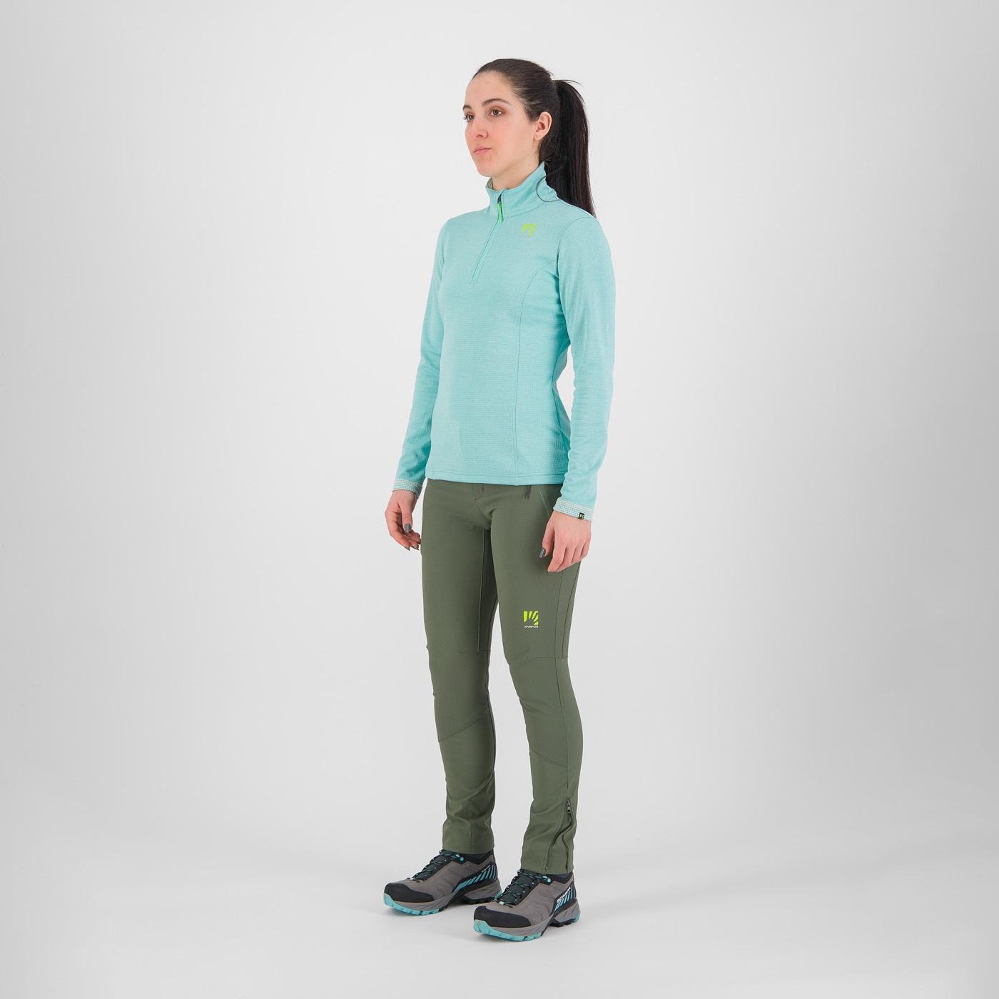 Pizzocco w half zip - aqua sky - karpos