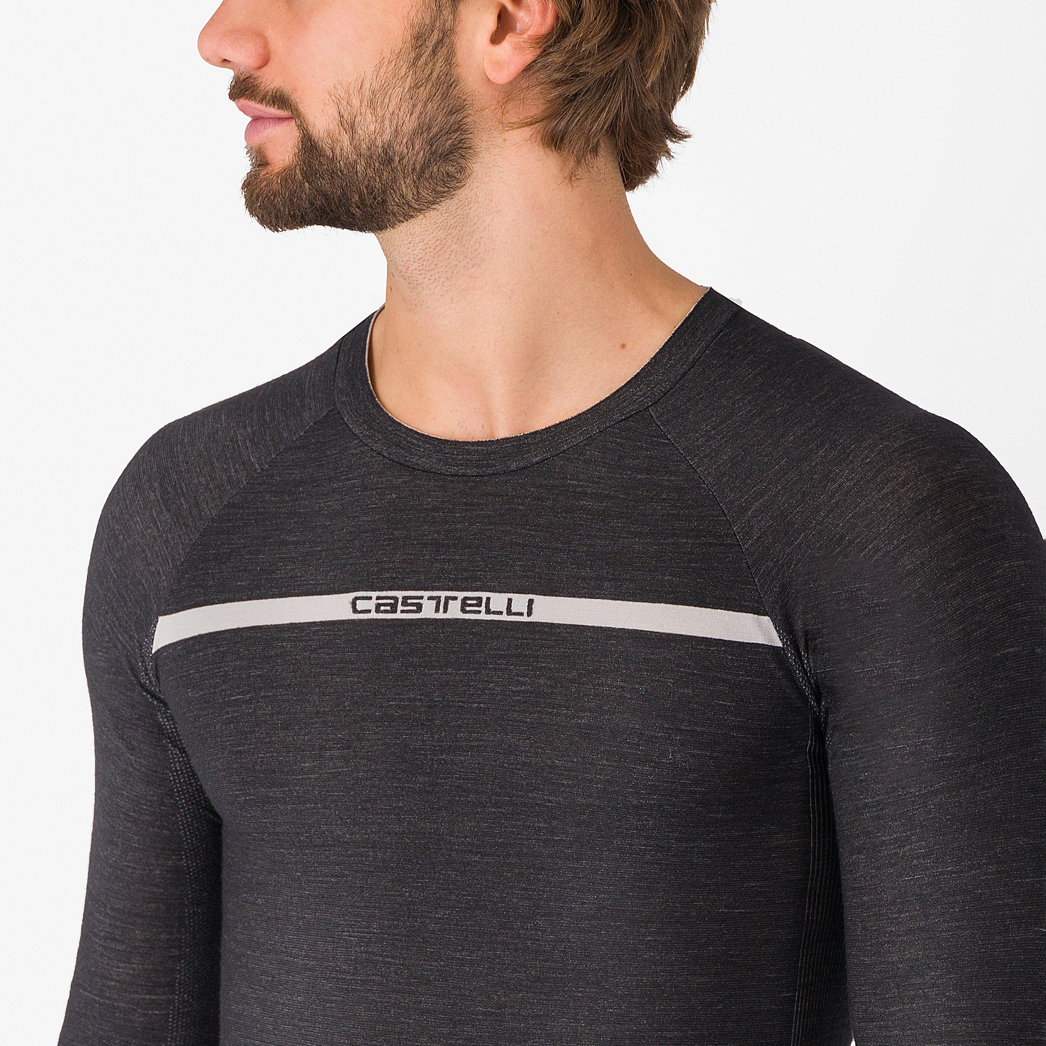 Merino seamless baselayer - black - castelli