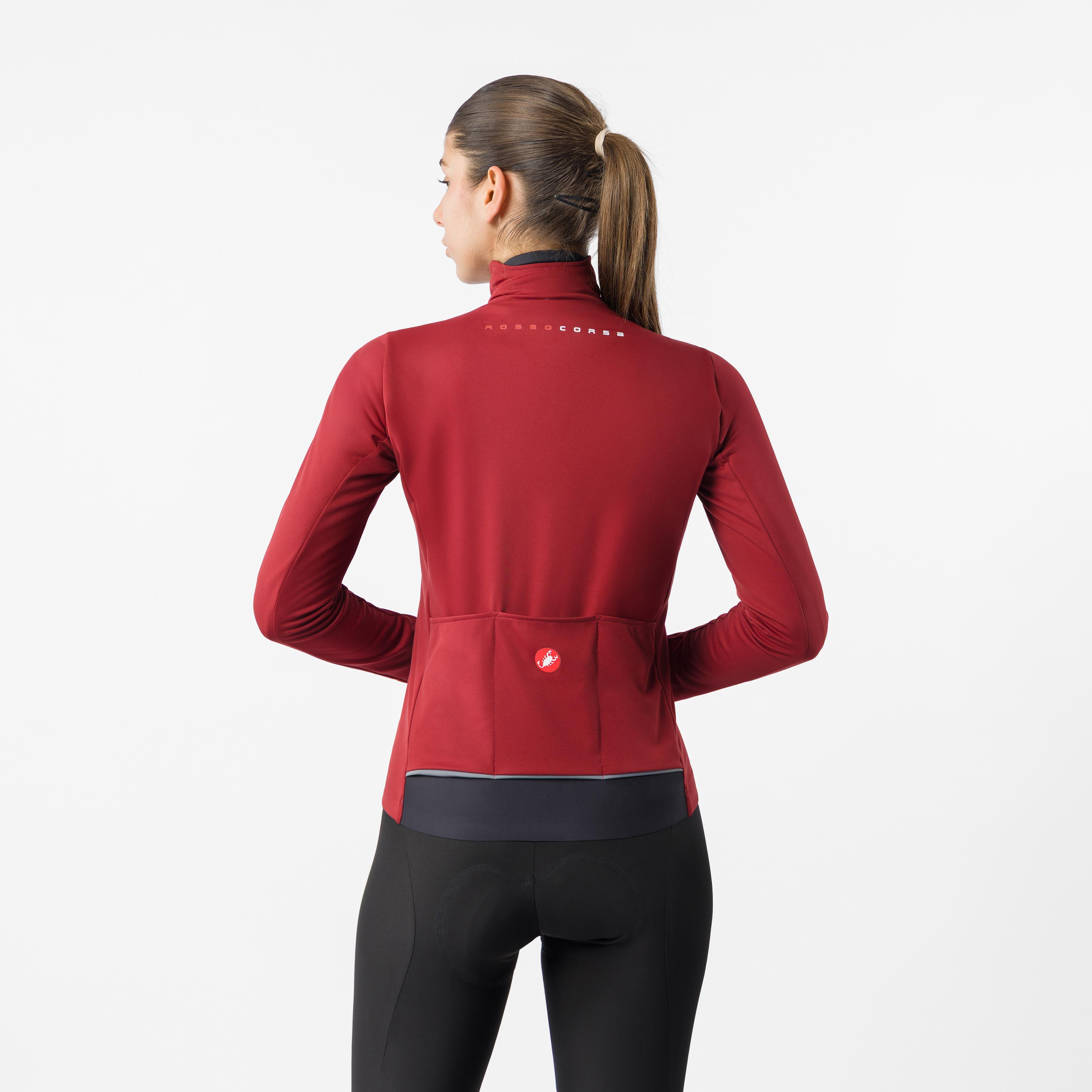 Alpha 150 w jacket - garnet/black - castelli