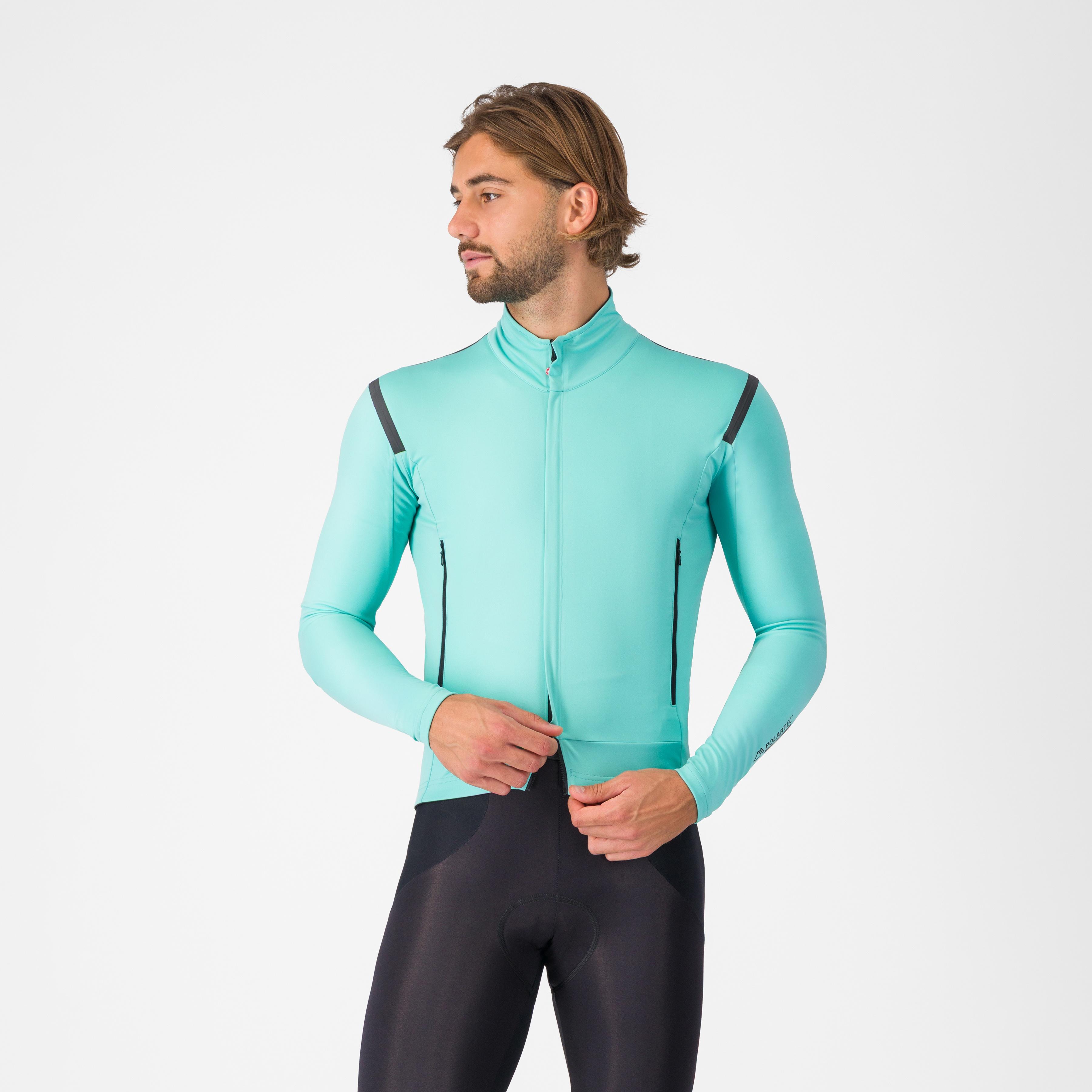 Perfetto ros 3 jacket - pool blue/black reflex - castelli