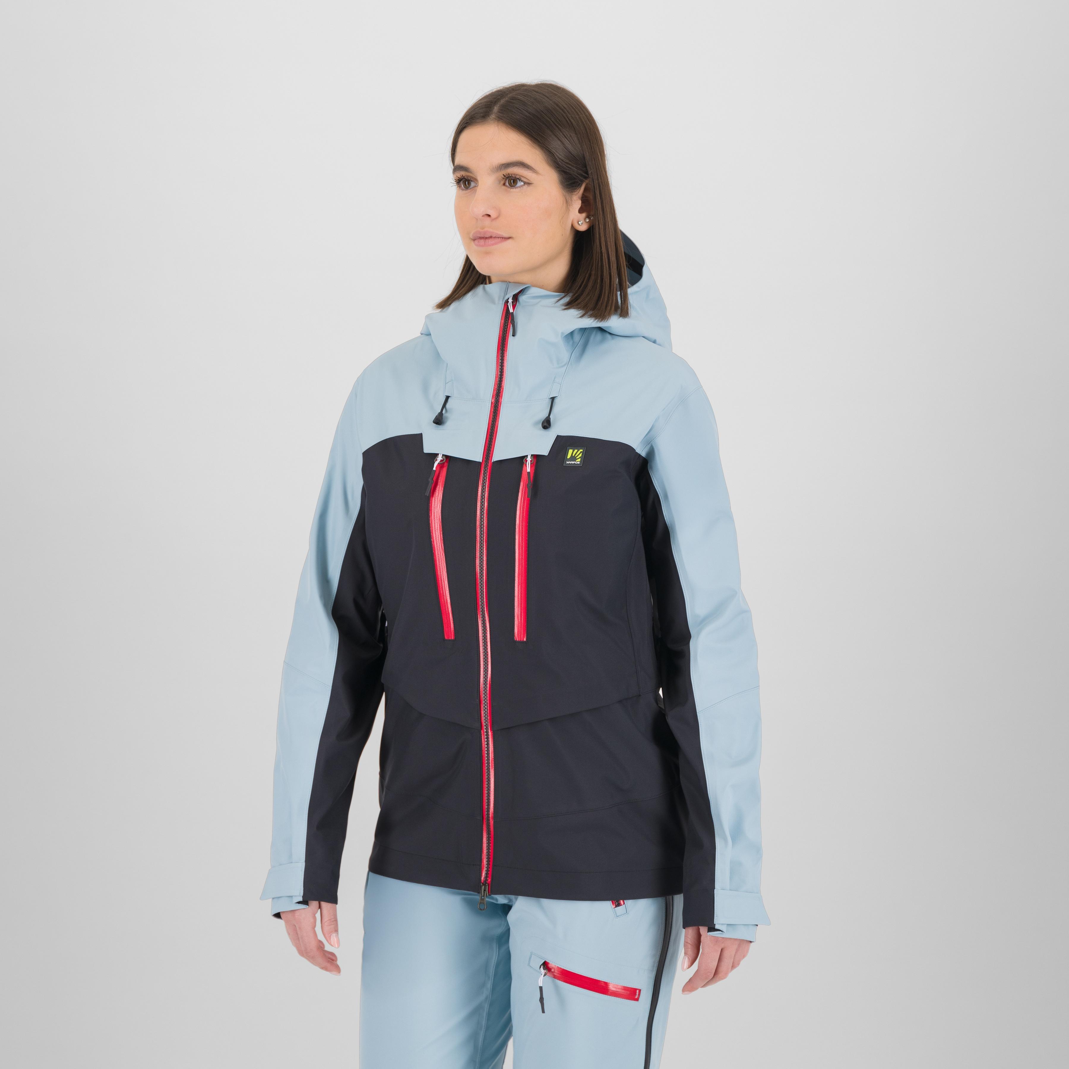 Midi shell w jacket - black/forget - karpos