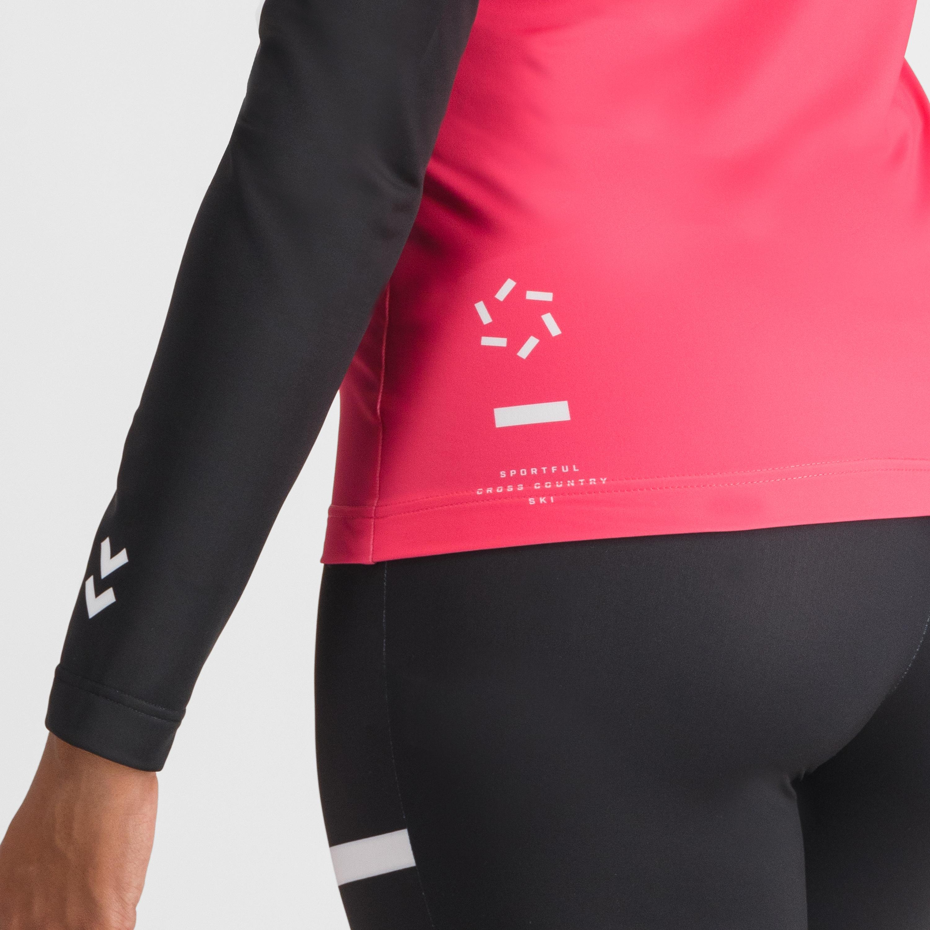Squadra w jersey - raspberry pink/black - sportful