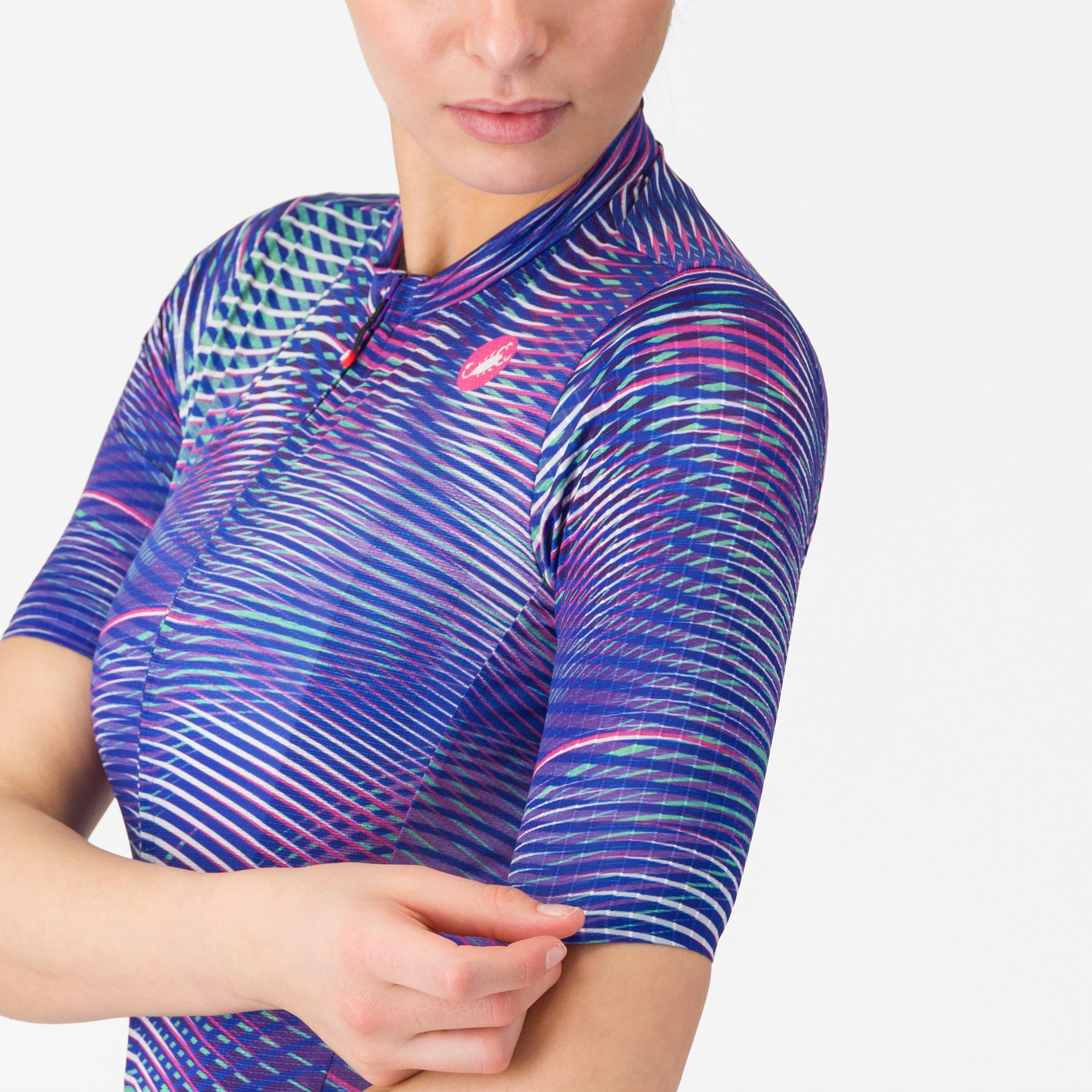Cosmic vortex jersey - multicolor ultraviolet rose - castelli