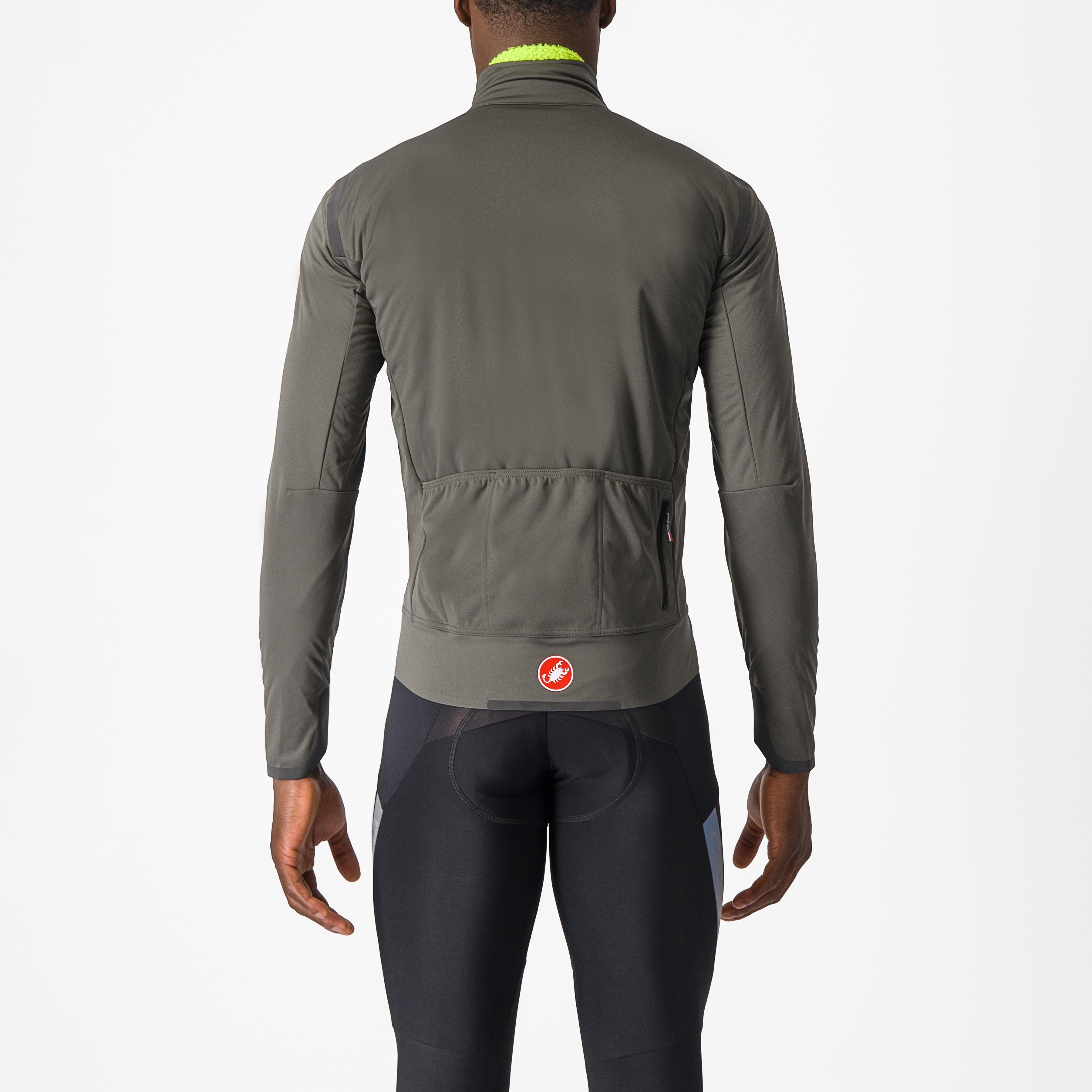 Alpha ultimate insulated jacket - military green/black-electric - castelli