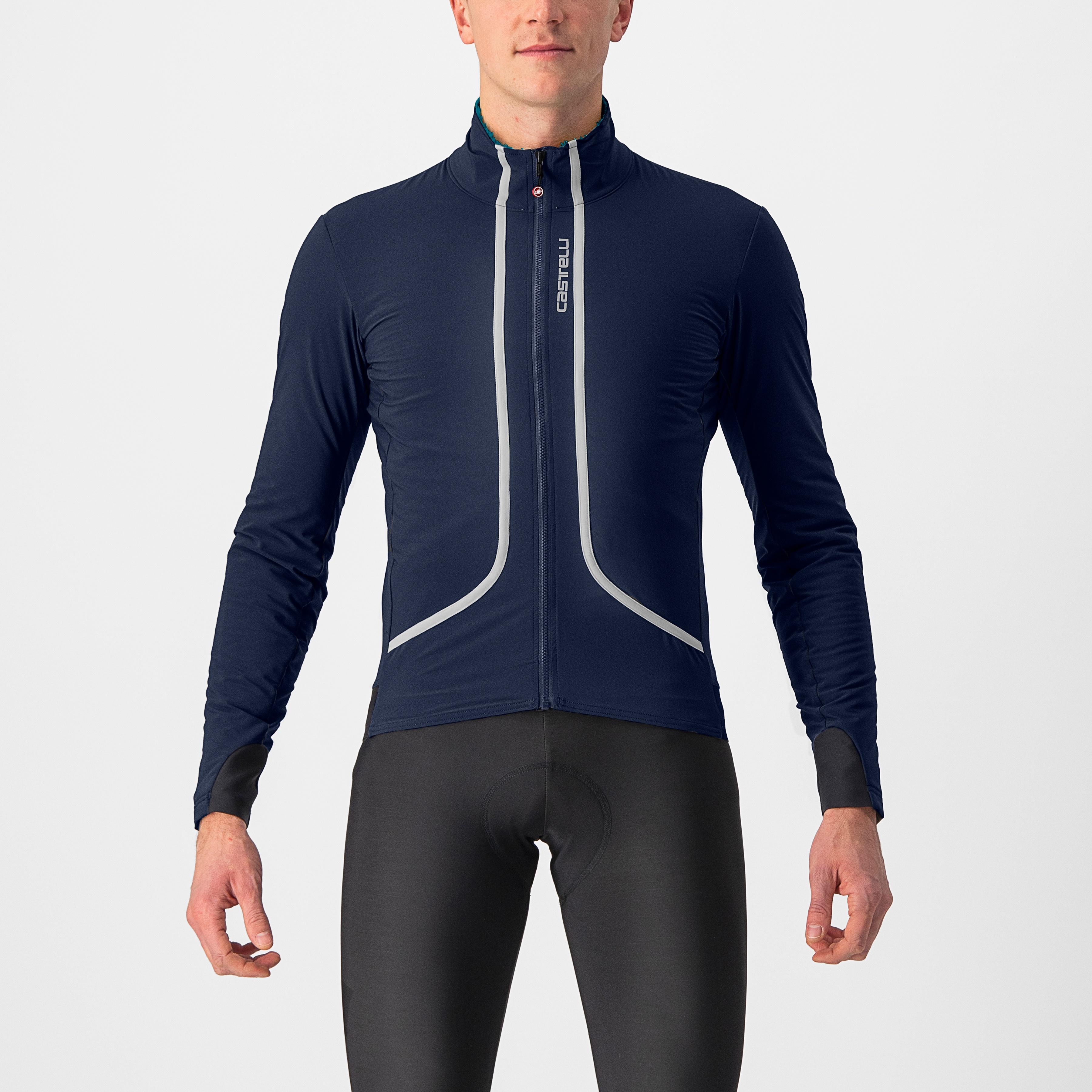 Flight jacket air - savile blue/silver gray-stell - castelli