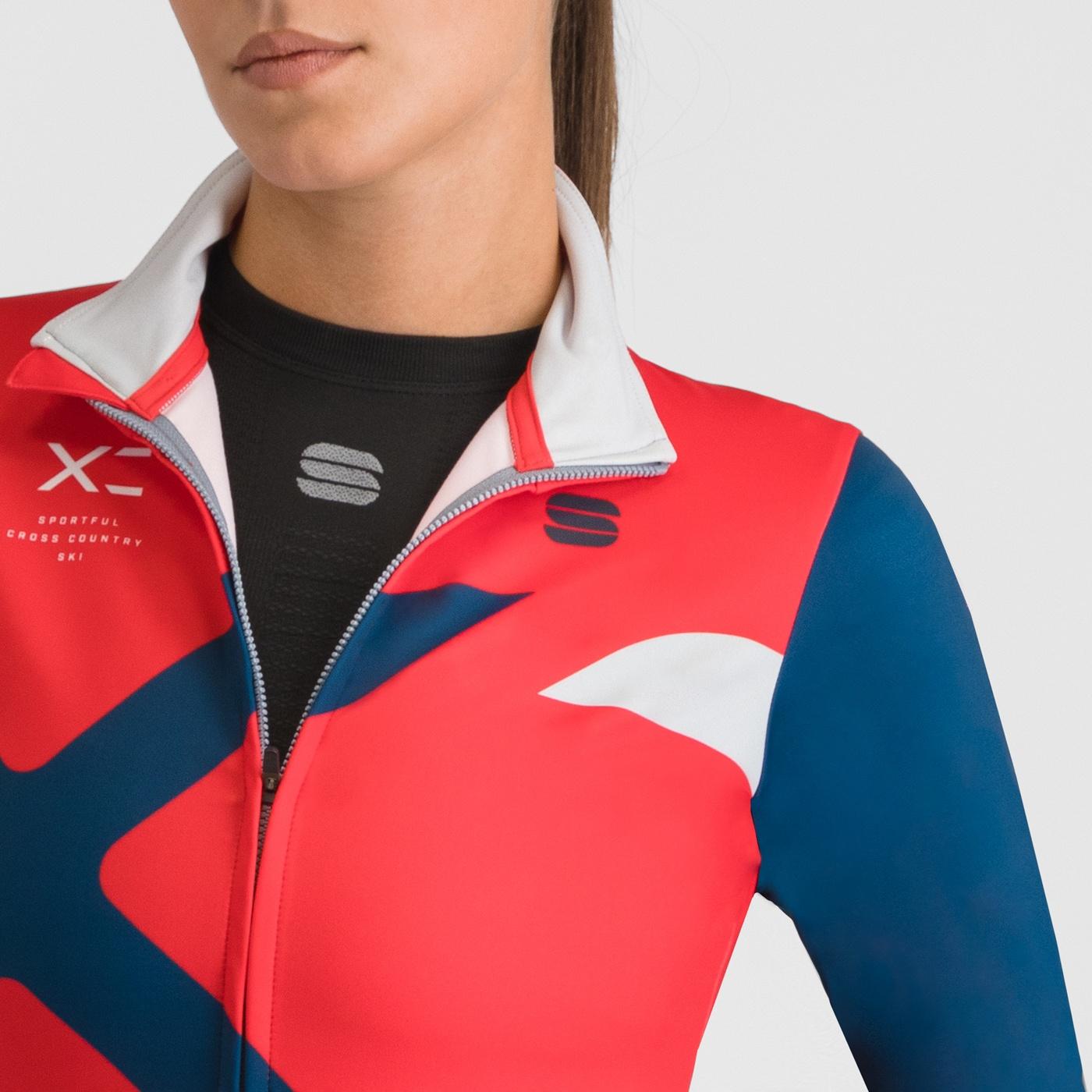 Squadra w jersey - hibiscus/teal blue - sportful