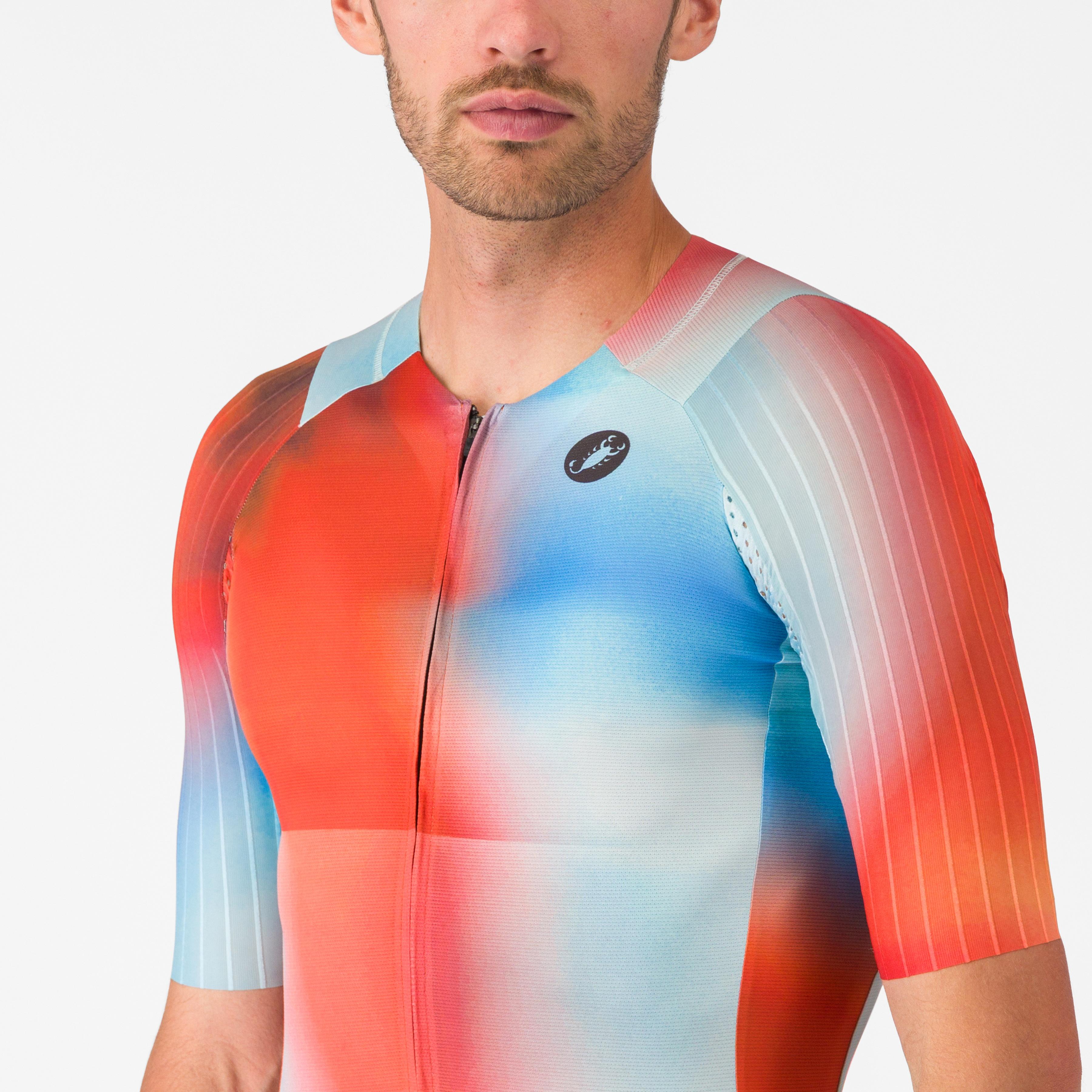 Free speed 3 race top - paprika/winter sky - castelli