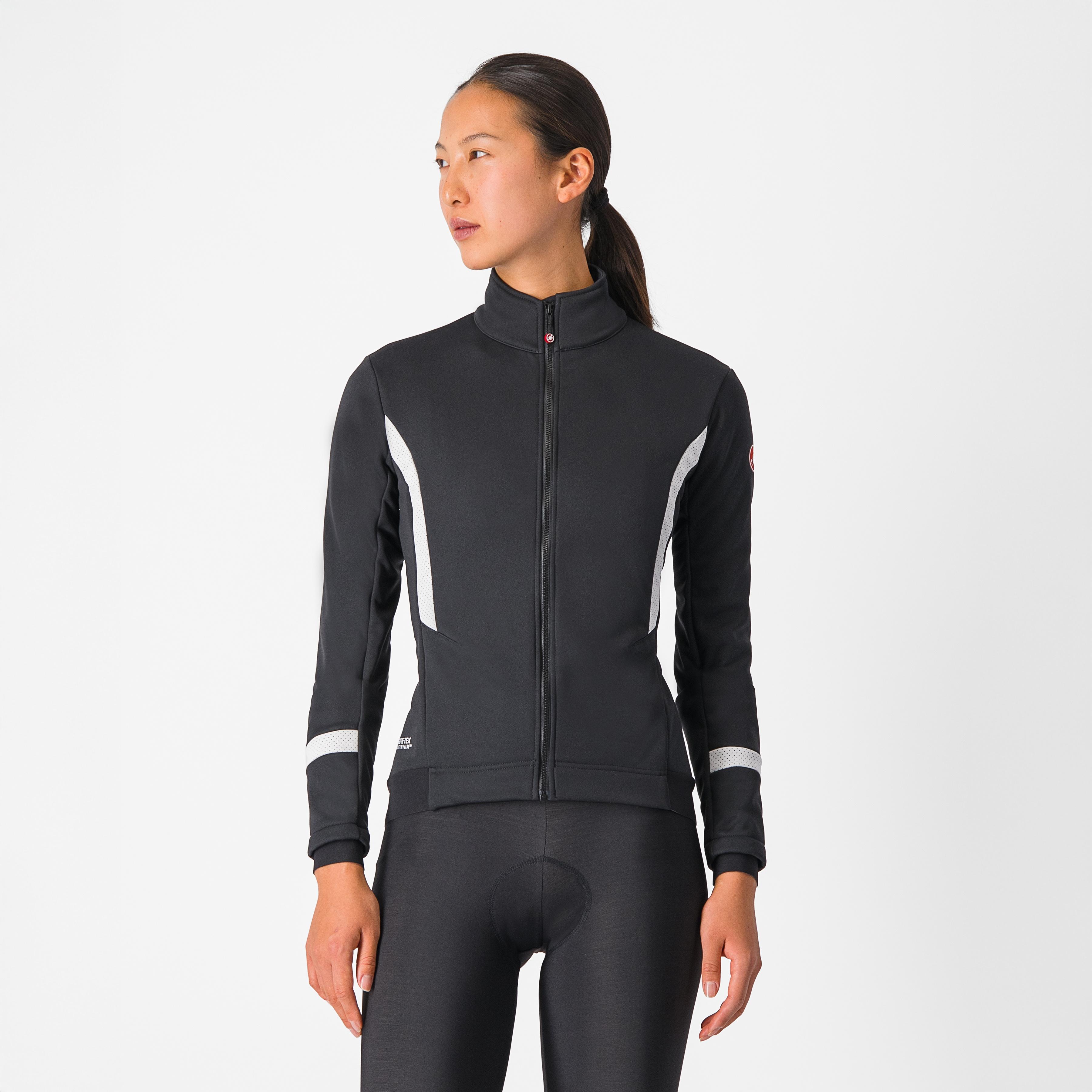 Dinamica 2 jacket - light black/white reflex - castelli