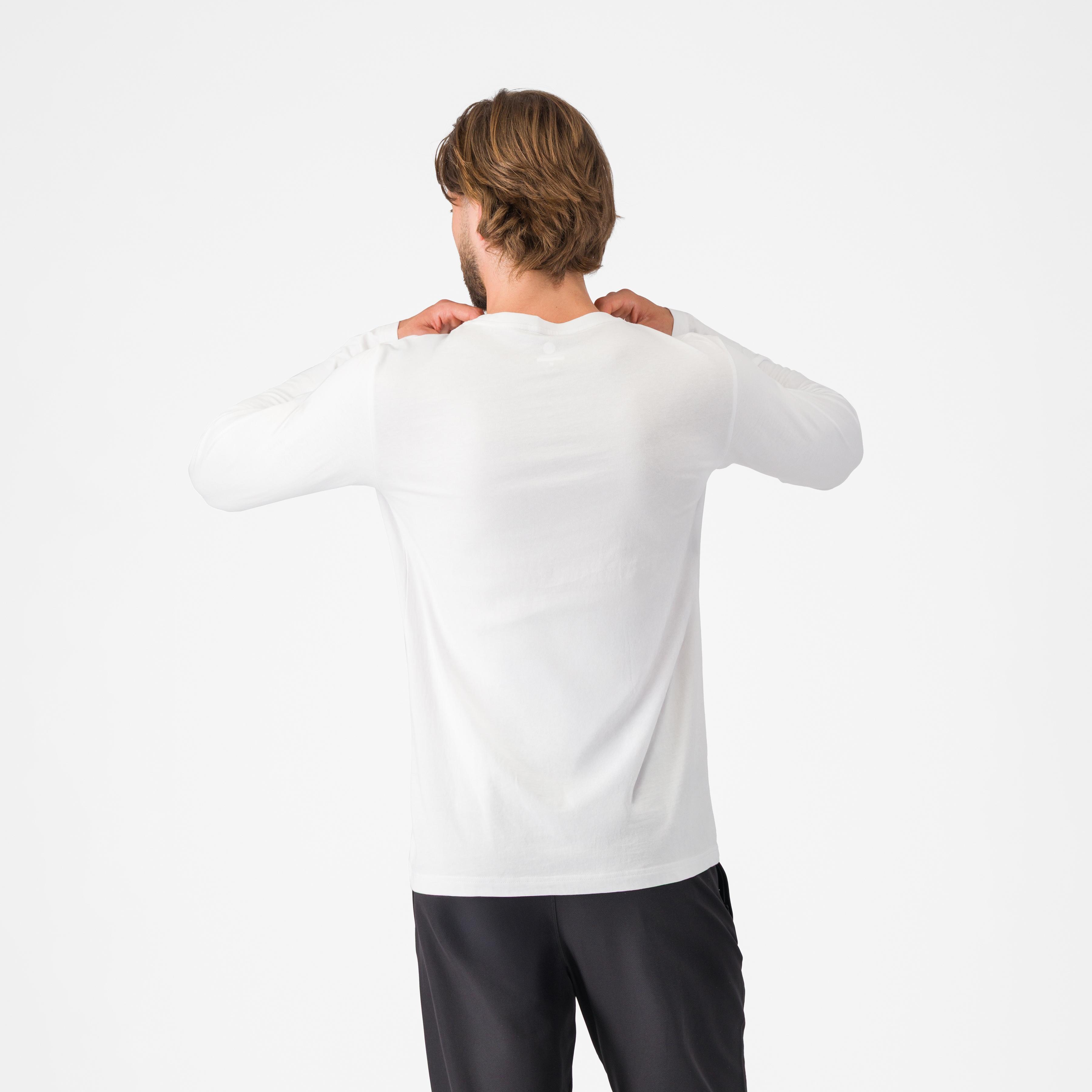 Sleeve logo ls tee - white - castelli
