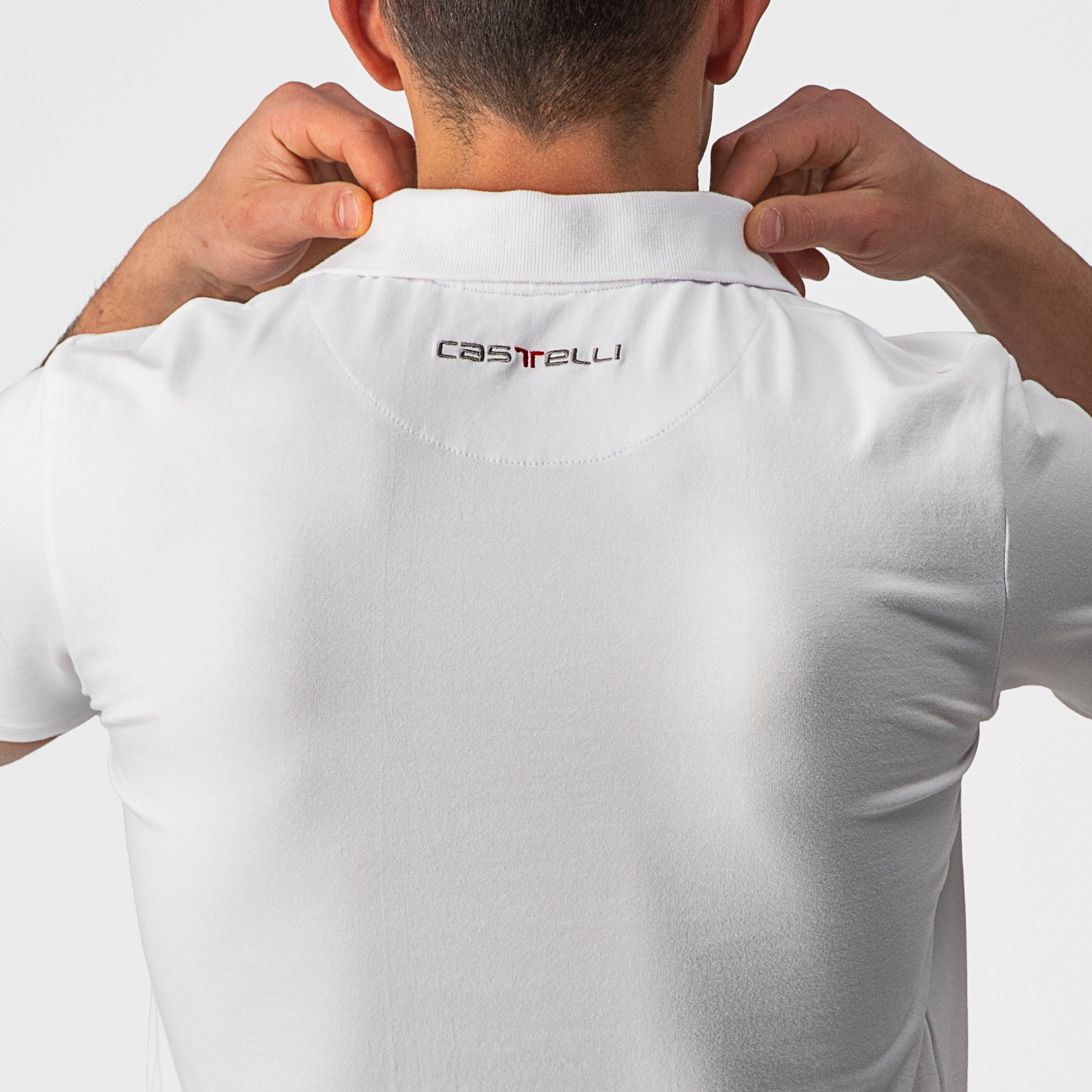 Race day polo - white - castelli