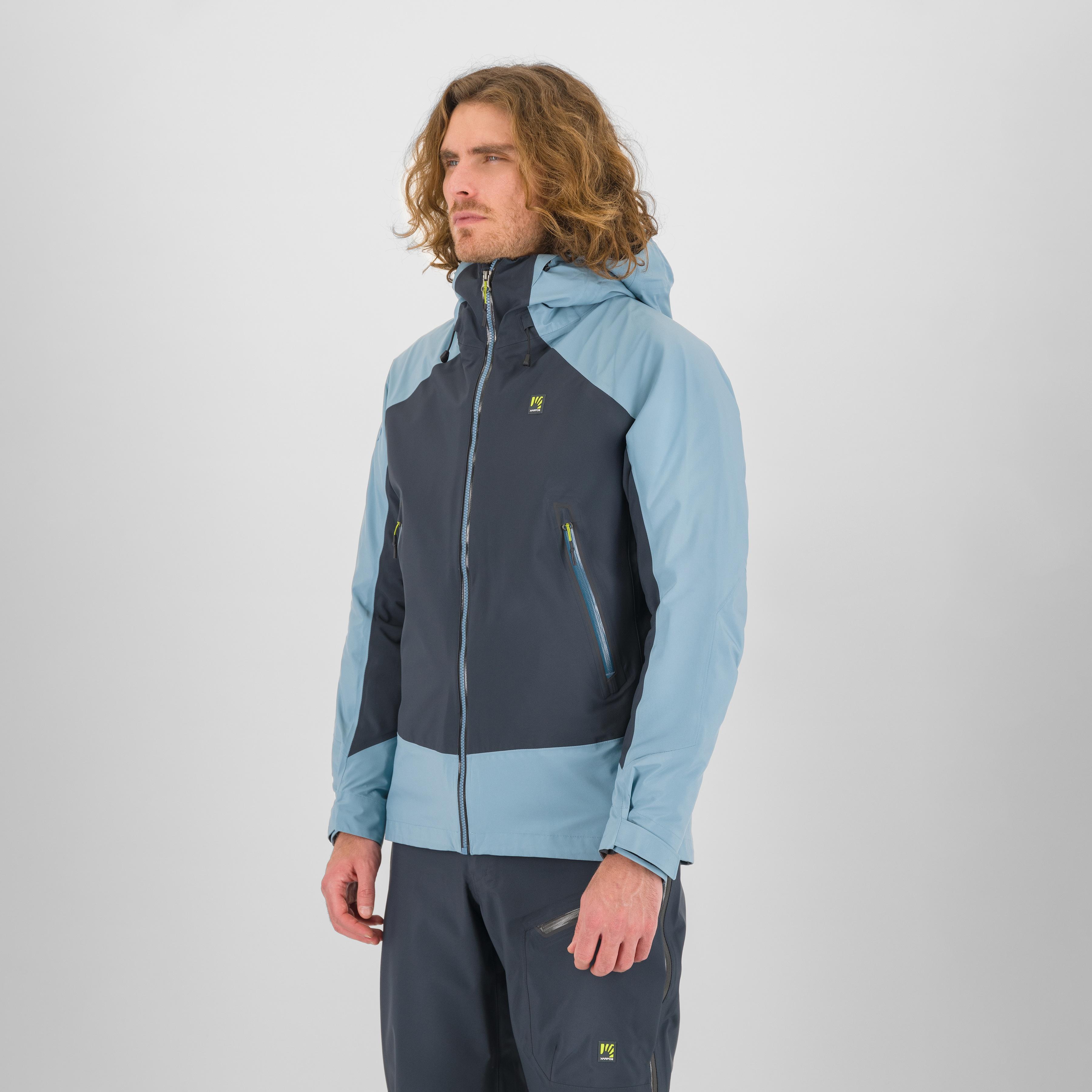 Storm evo jacket - woodl.gray/smoke blue - karpos