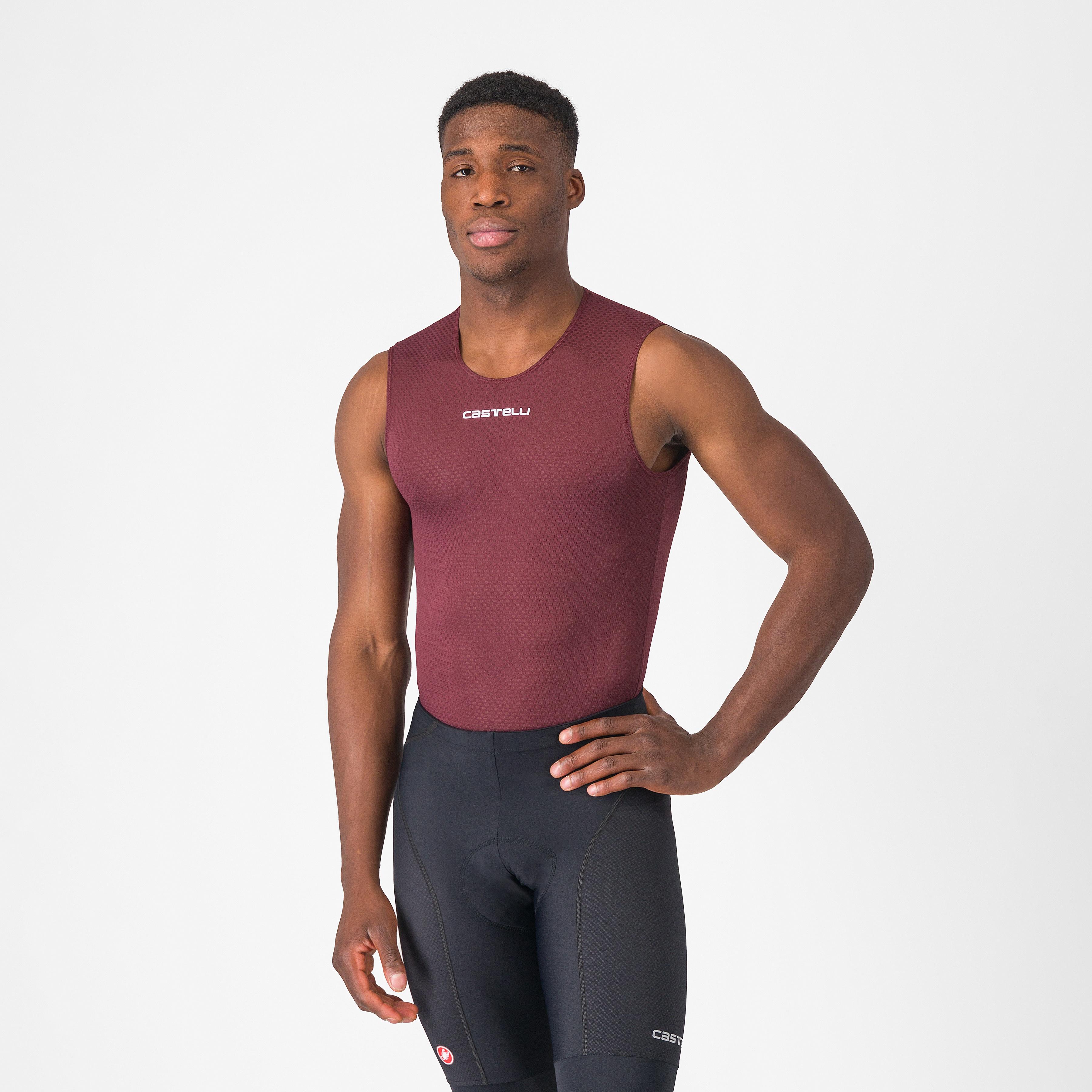 Pro mesh 2.0 sleeveless - deep bordeaux - castelli