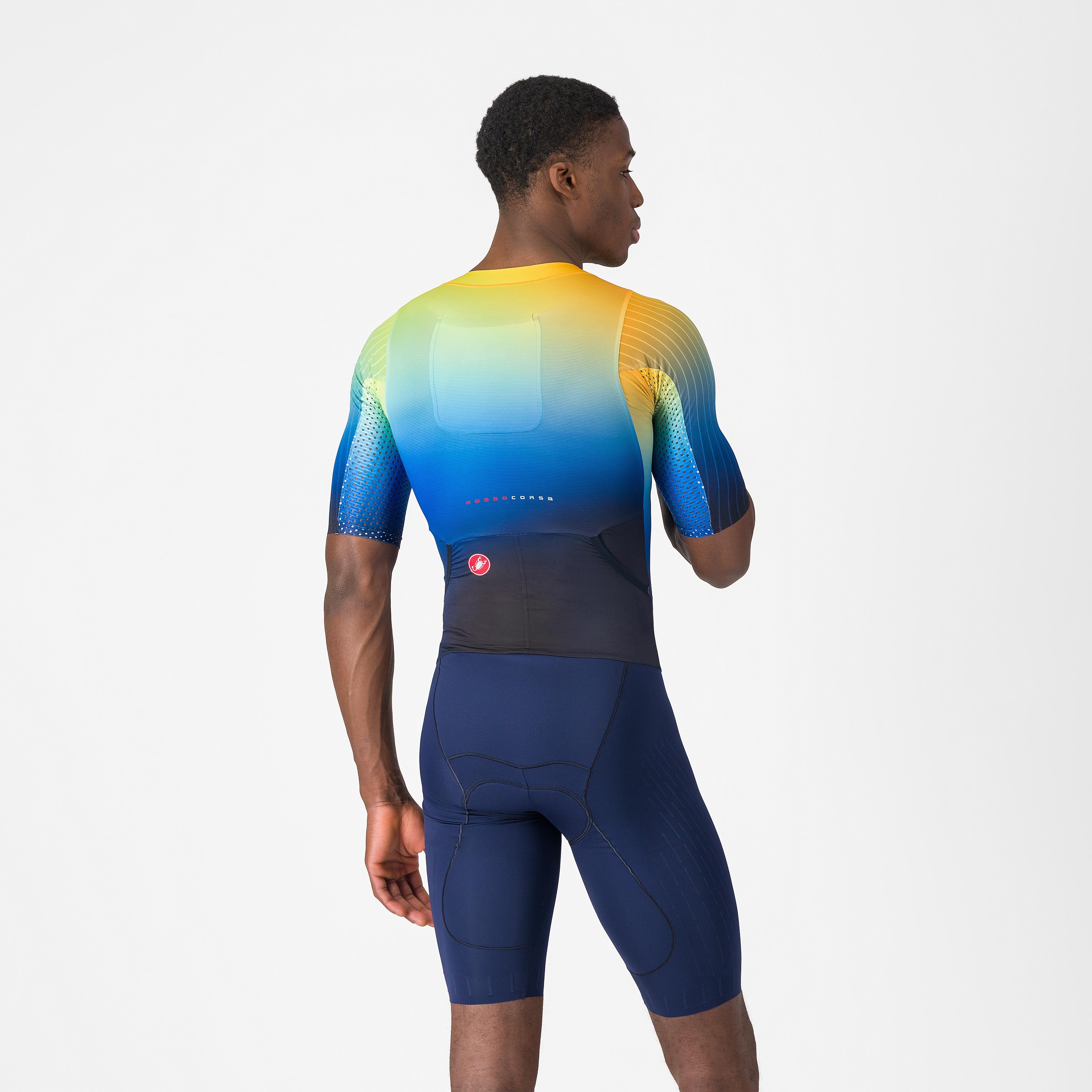 Free sanremo 3 suit short sleeve - belgian blue/multicolor vivid - castelli