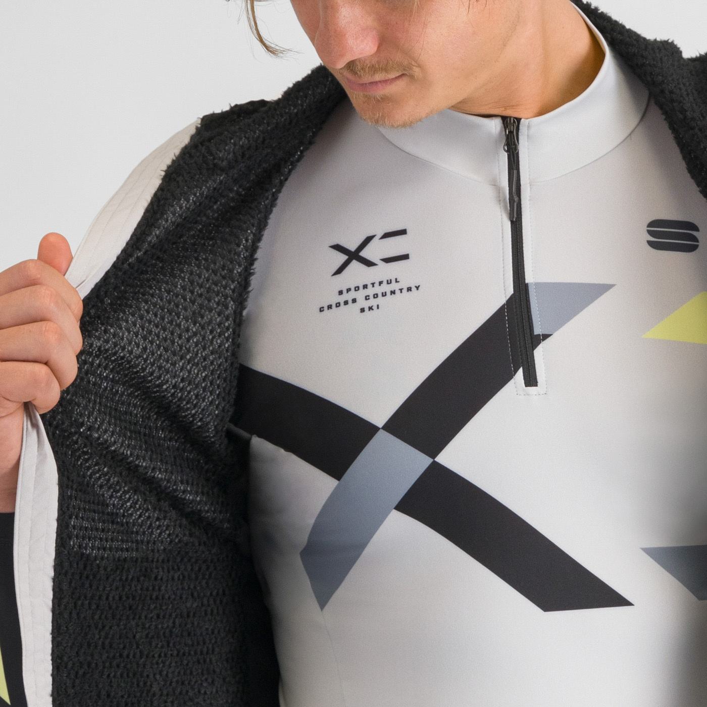 Puffy jacket - stone gray/black - sportful