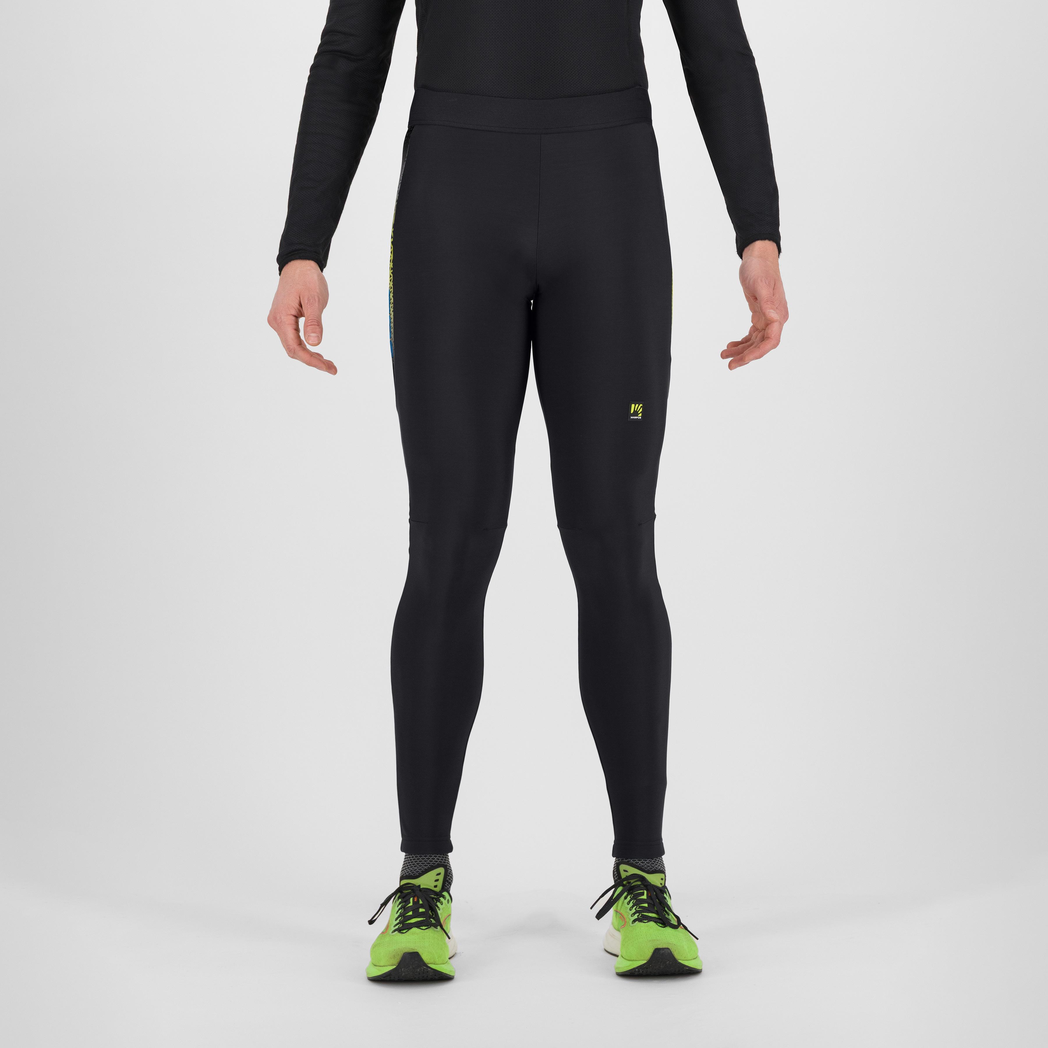 Alagna 2.0 tights - black/acid lime - karpos