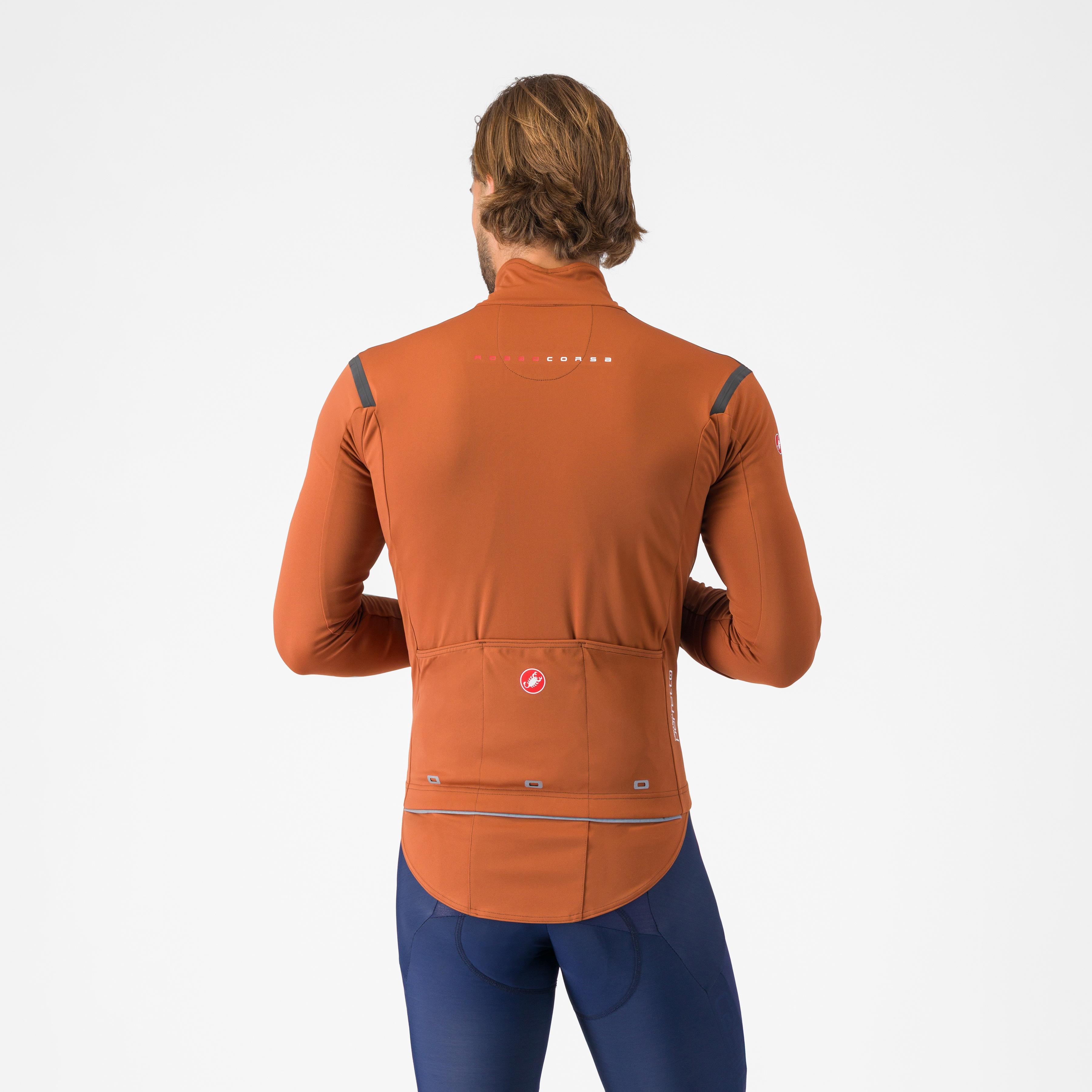 Perfetto ros 3 jacket - mocha/black reflex - castelli