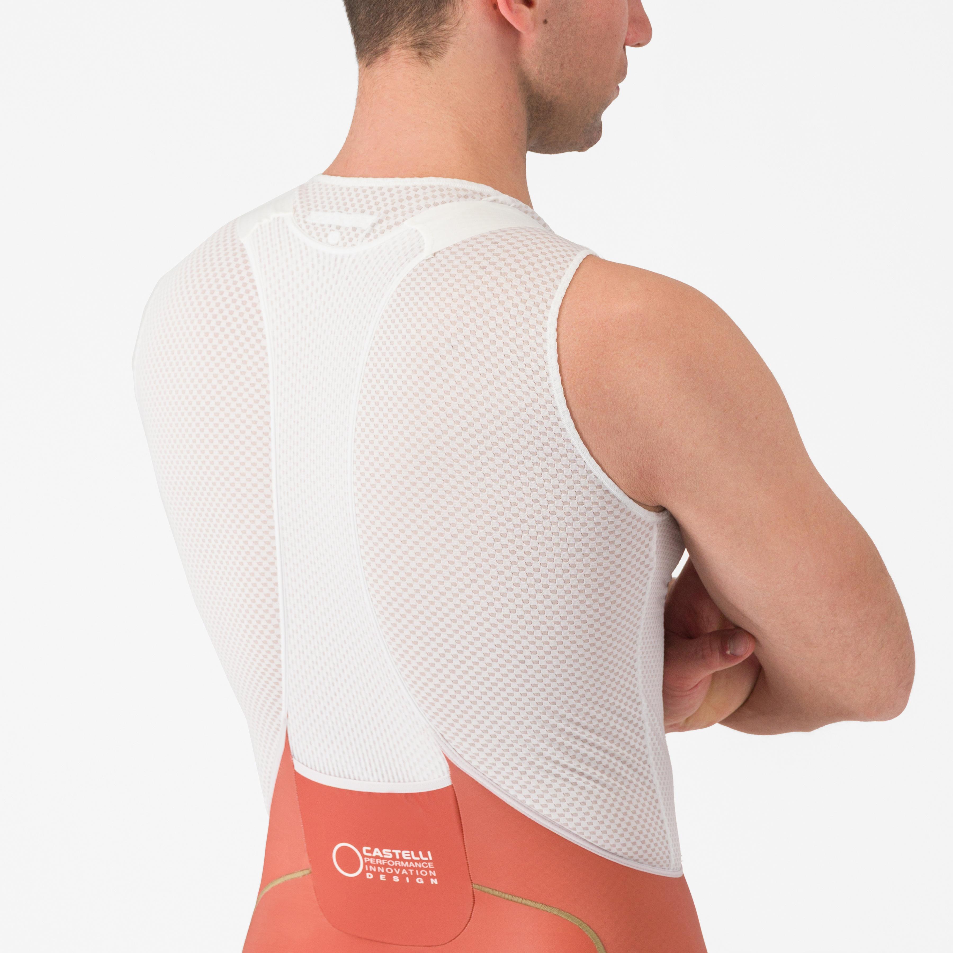 Free aero race s kit bibshort - paprika/elmwood - castelli